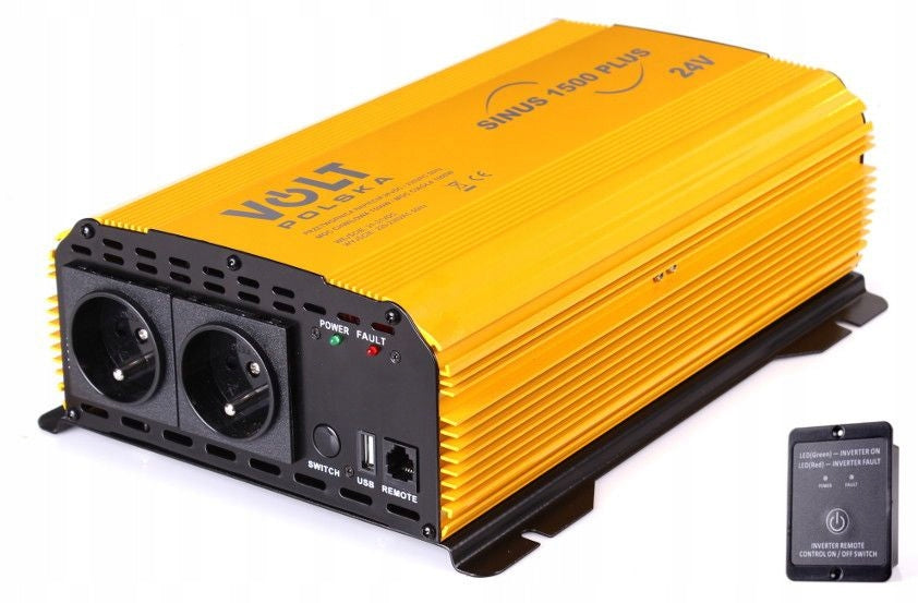 Volt Polska SINUS PLUS 1500 Voltage converter 24V 230V 1000 1500W