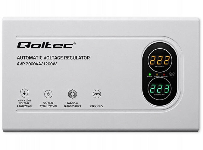 Voltage stabilizer QOLTEC 50449 2000VA 1200W Model 50449