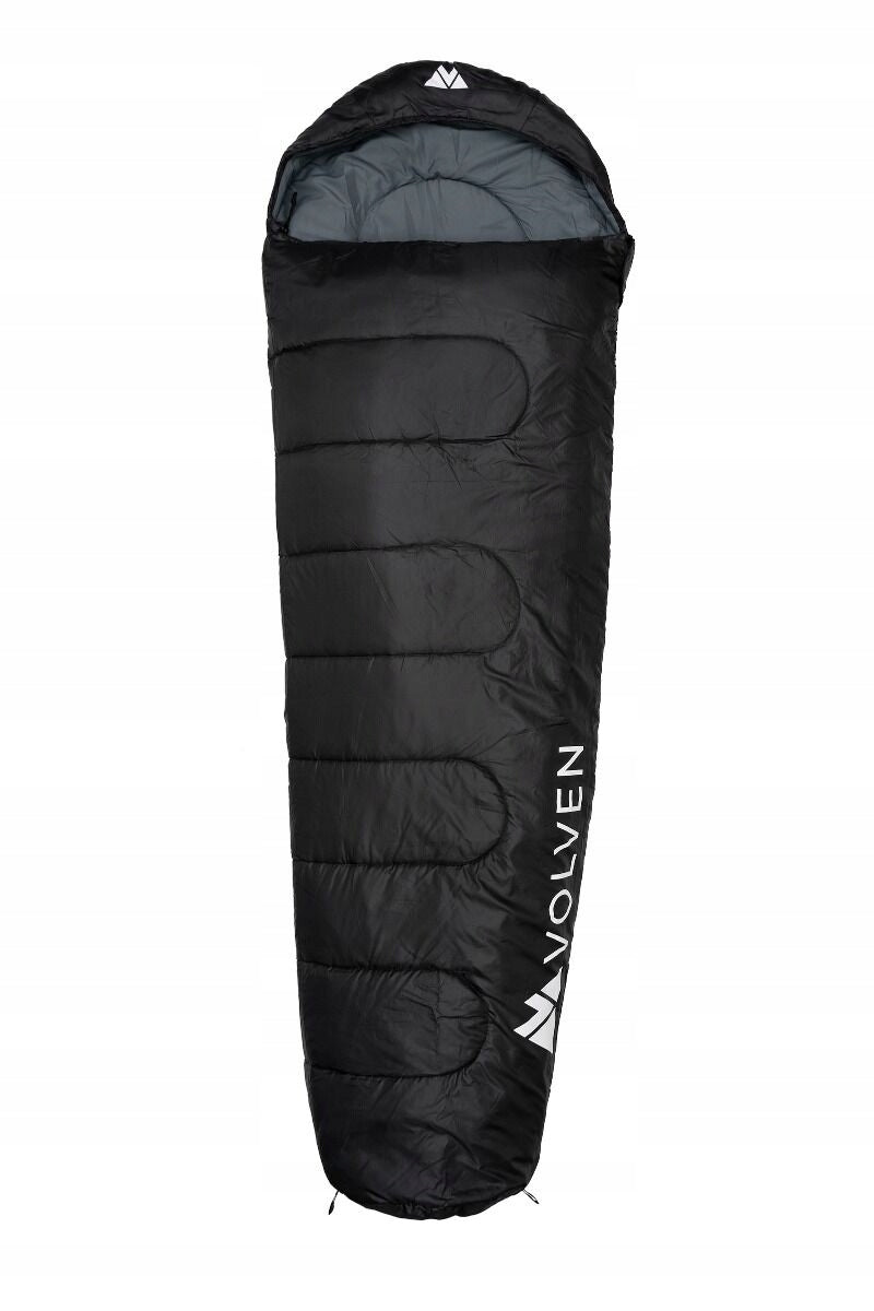 Volven Traveller Hiking Sleeping Bag - Black Left Brand Volven