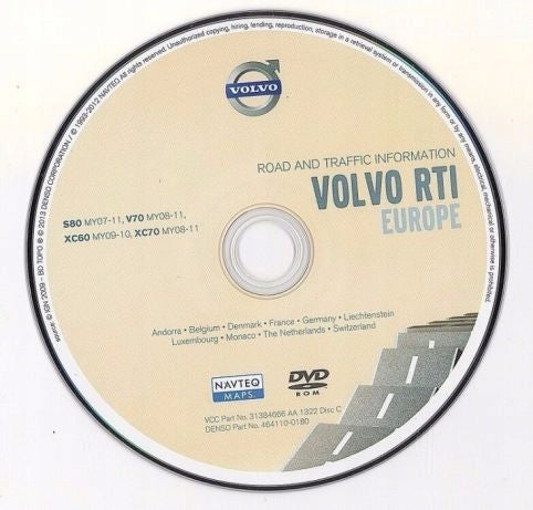 Volvo DVD map RTI 2016 Poland