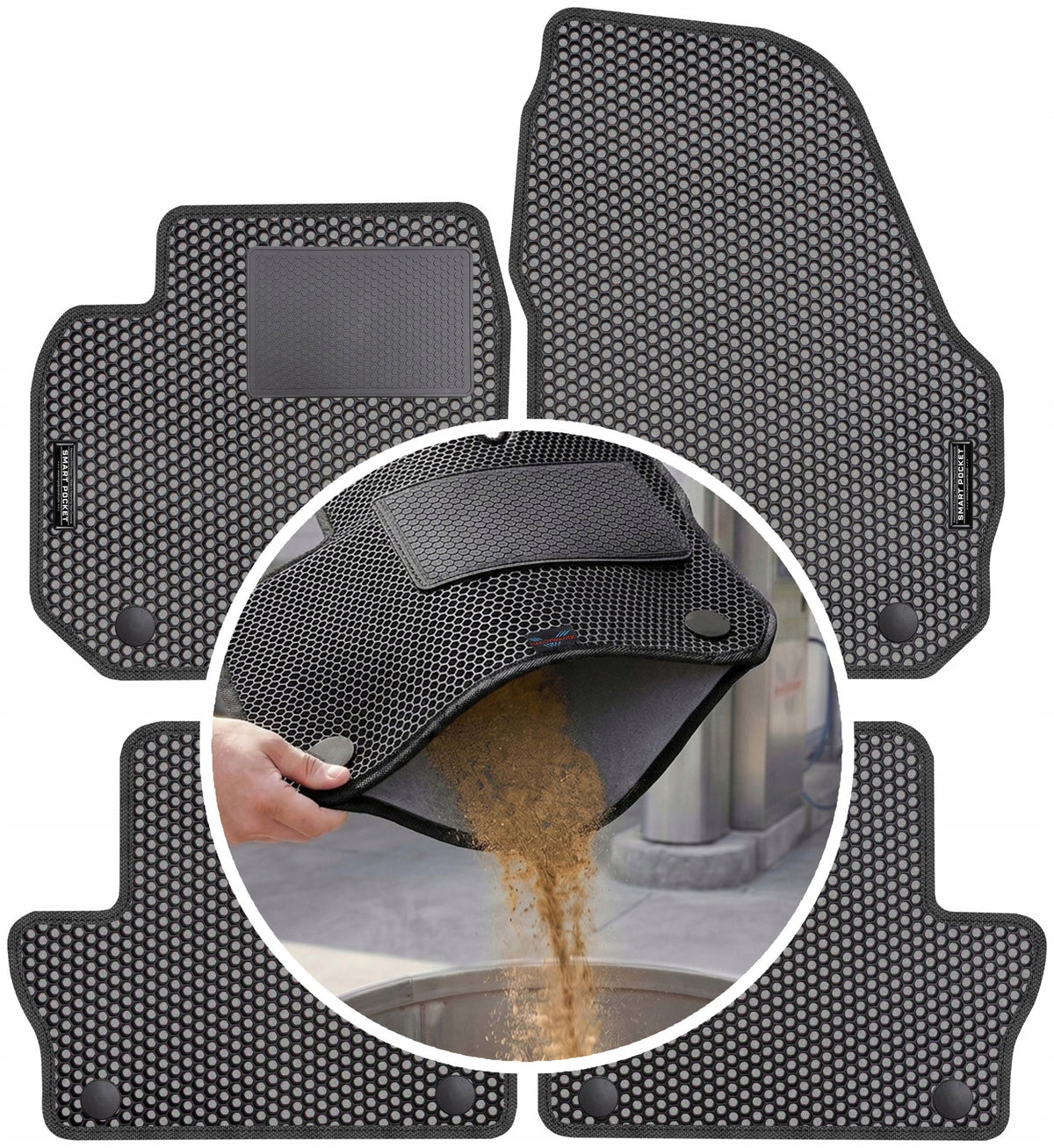 Volvo XC60 I 2008-2017 EVA SMART POCKET Rugs