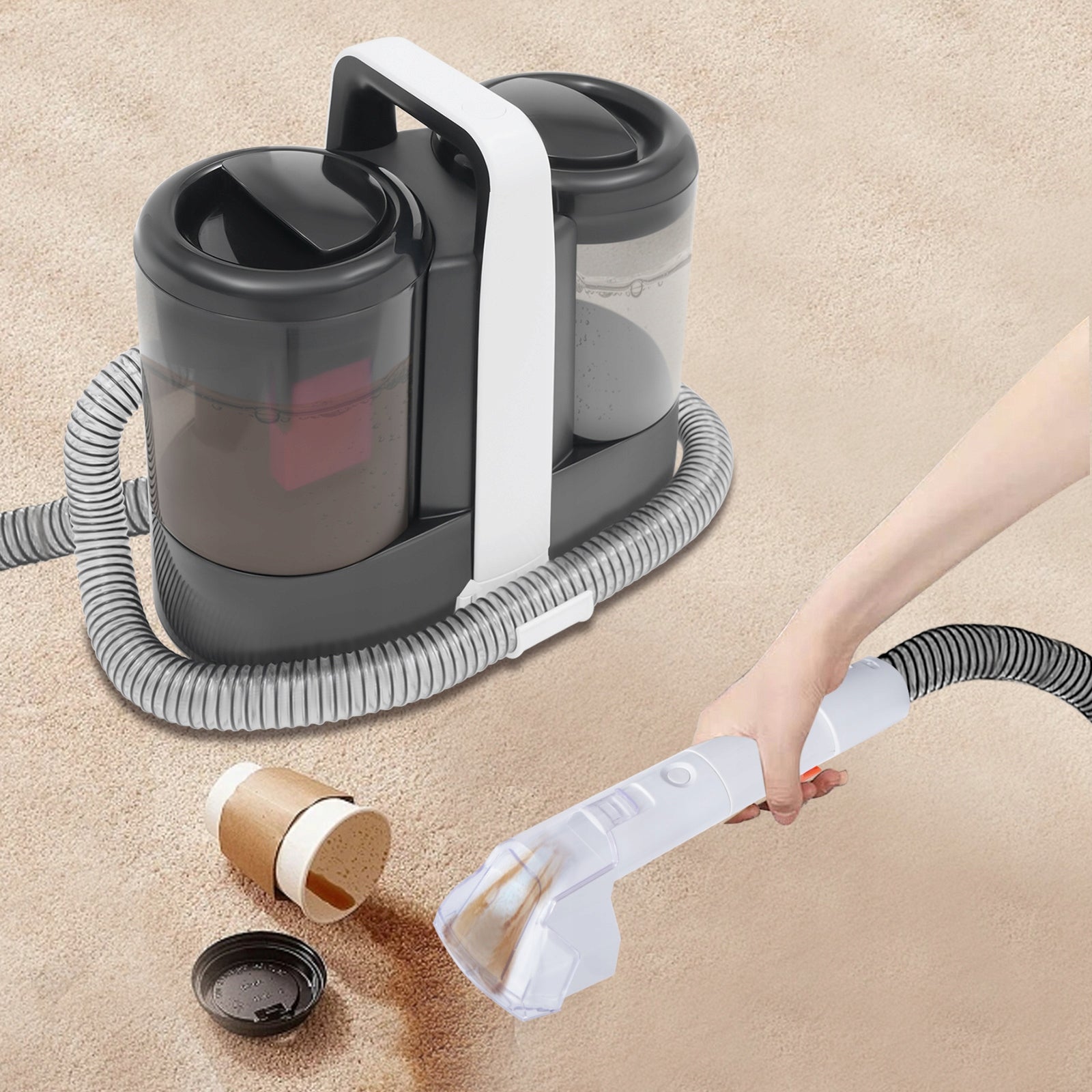 W07 Fabric Cleaning Machine Dirty water tank capacity 0.7 l