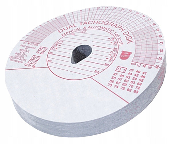 W6N84 TACHOGRAPH CHARTS 140 UNI UP TO 140 KM/H 10