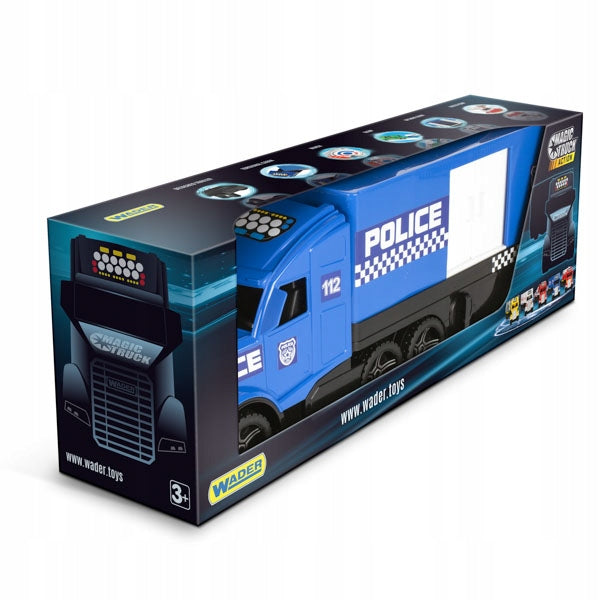 WADER 36200 Magic Truck Action Police Packaging status original