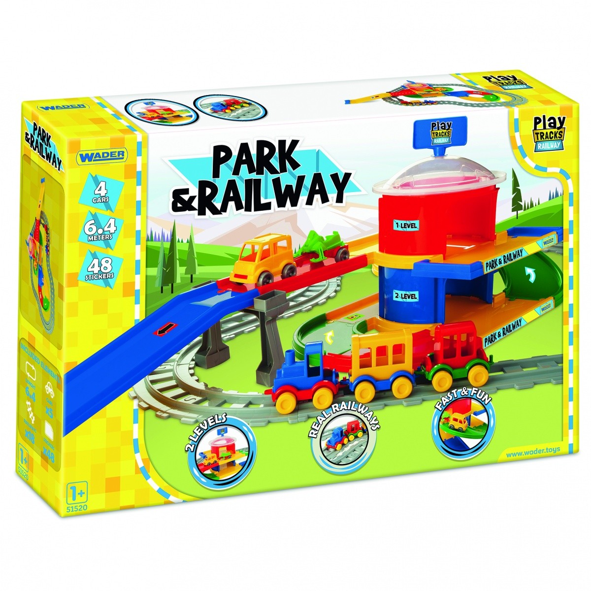 WADER PLAY TRACKS RAILWAY STATION 51520