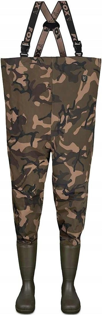 WADERS FOX CAMO LIGHTWEIGHT LINED SIZE 45 TROUSERS