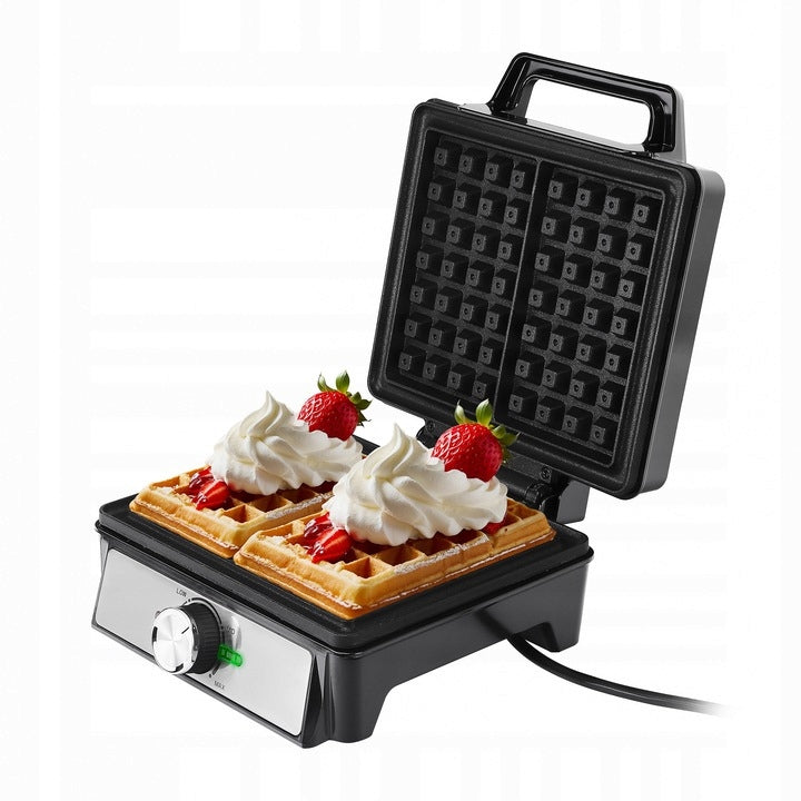 WAFFLE IRON 2000W 2 LARGE WAFFLES NONSTICK COATING BAKING ADJUSTMENT Manufacturer code HA1600