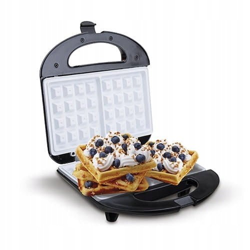 WAFFLE MAKER WITH NON-STICK CERAMIC COATING FOR 2 DELICIOUS WAFFLES Brand Camry