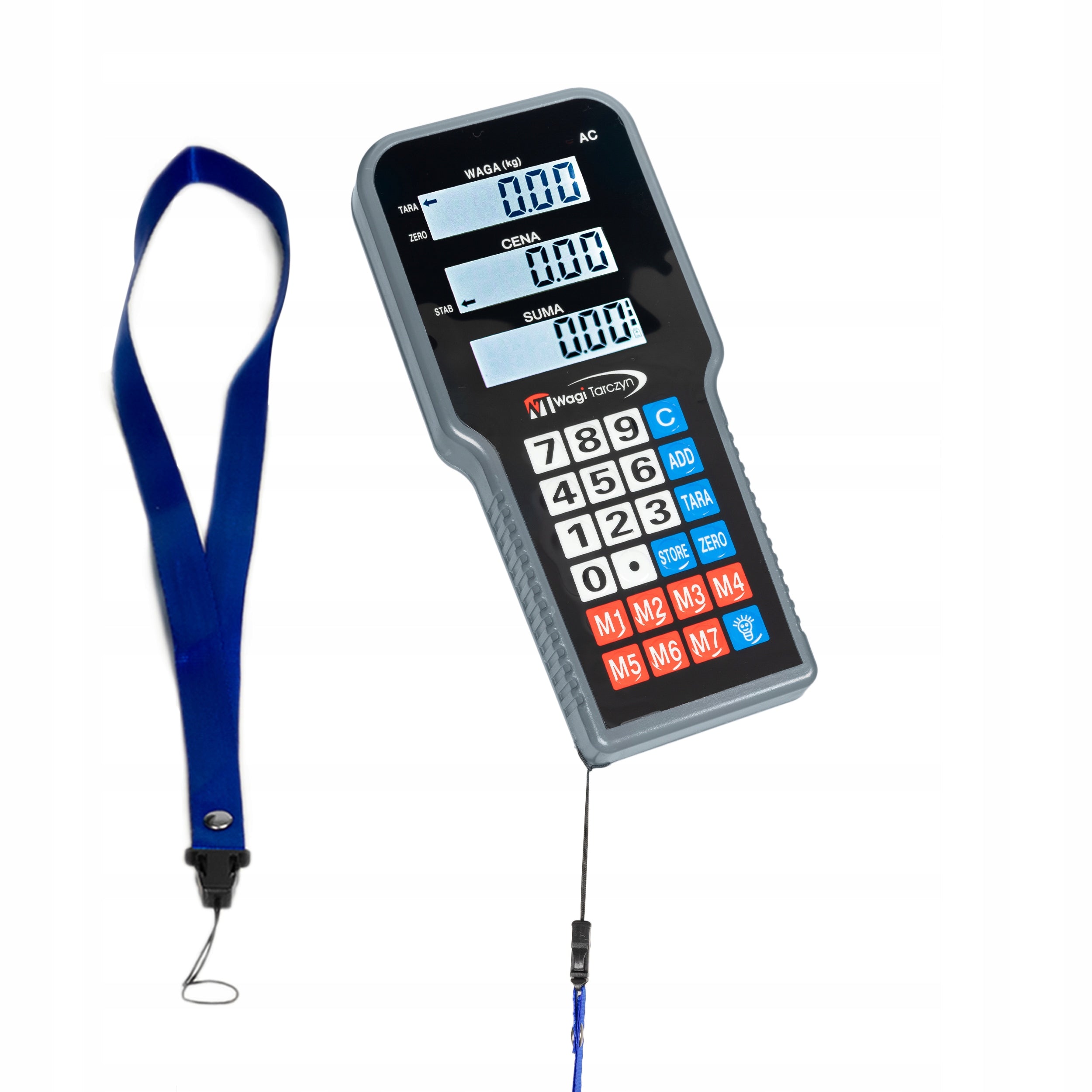 WAGI TARCZYN 150KG 10G WIRELESS ELECTRONIC STORE STORAGE SCALE Power supply battery and mains