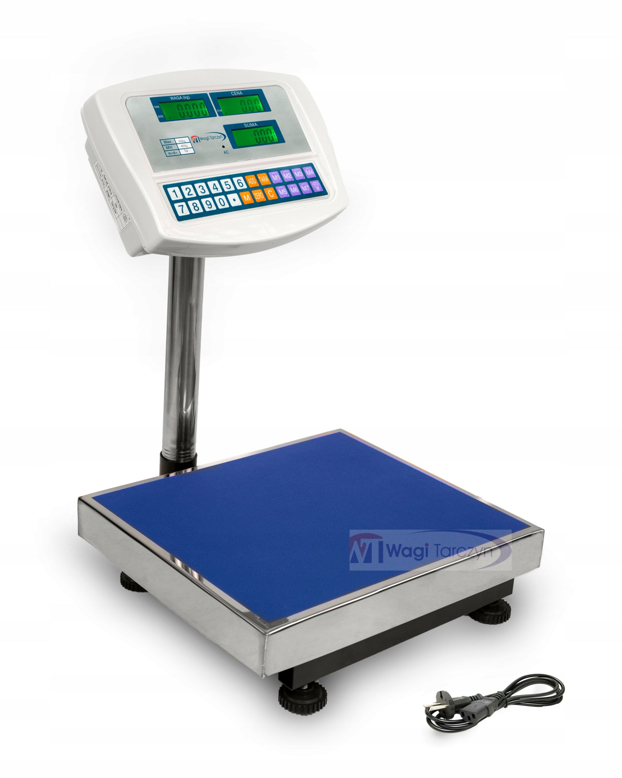 WAGI TARCZYN 60KG 5g STORAGE SCALE ELECTRONIC CATERING SHOP Scale type platform
