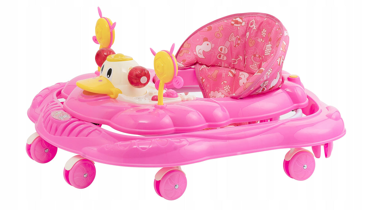 WALKER FOR GIRLS INTERACTIVE RIDE-ON FOR CHILDREN FOLDING DUCK Manufacturer code V12-ROSE