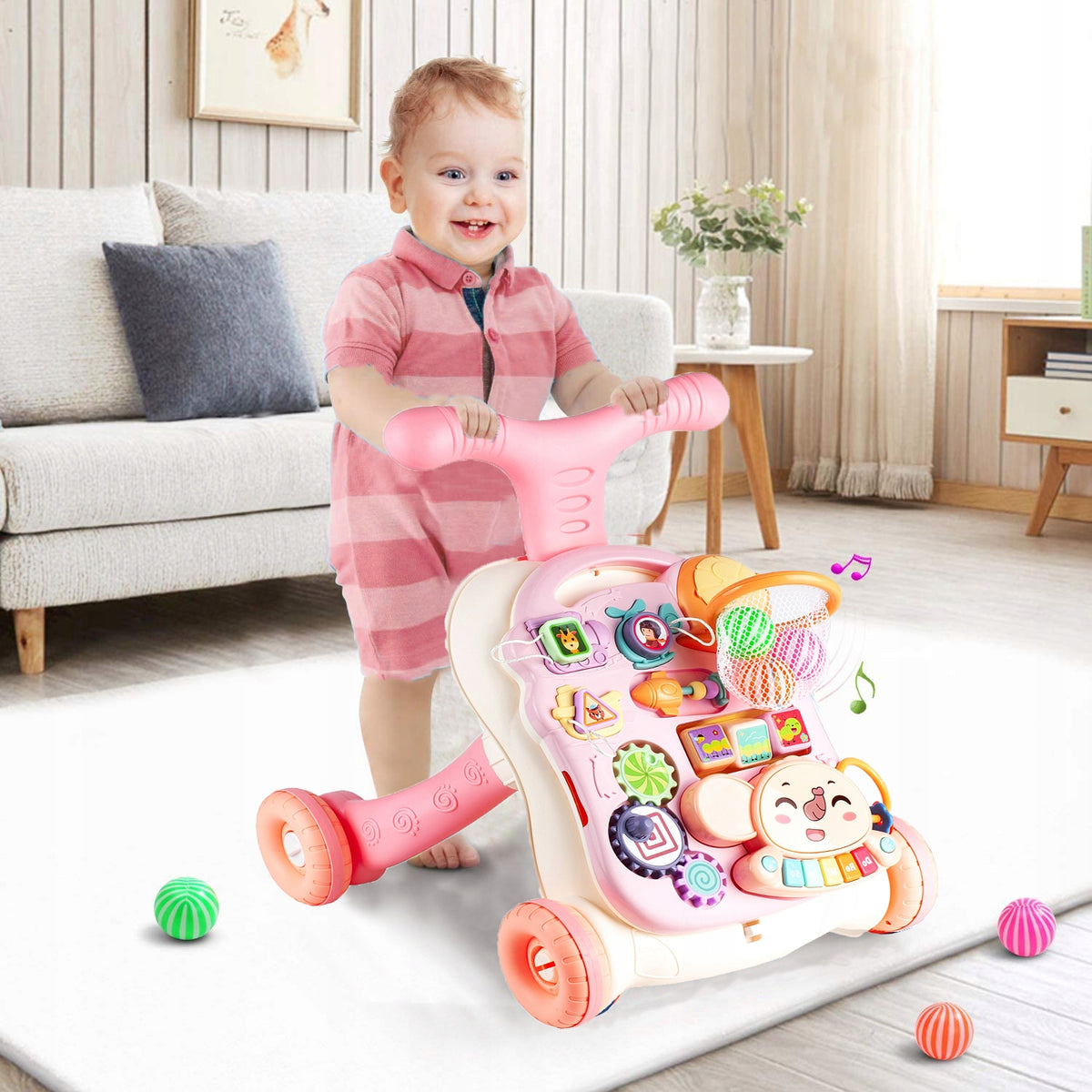 WALKER PUSHER 5IN1 BASKETBALL PANEL EDUCATIONAL TABLE INTERACTIVE CHILD Character/Title none