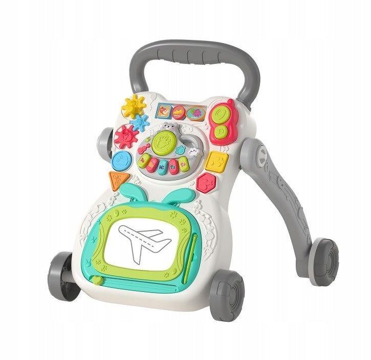 WALKER PUSHER INTERACTIVE EDUCATIONAL PANEL BOARD FOR CHILDREN GREY 18M+ EAN (GTIN) 5901741464715