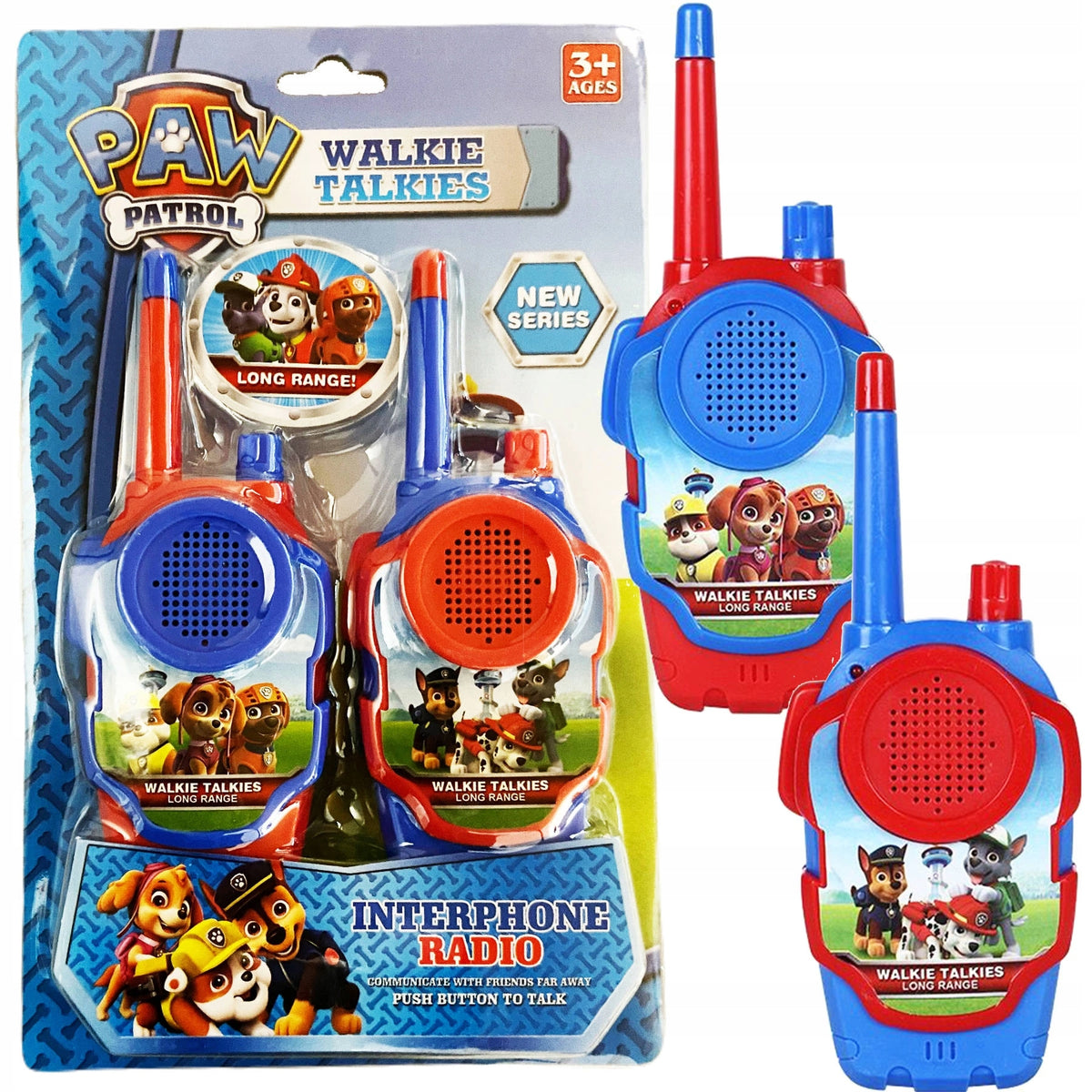 WALKIE TALKIE PAW PATROL WALKIE TALKIE WALKIE-TALKIES TWO HEADPHONES TO PLAY WITH Manufacturer code 5907419745247