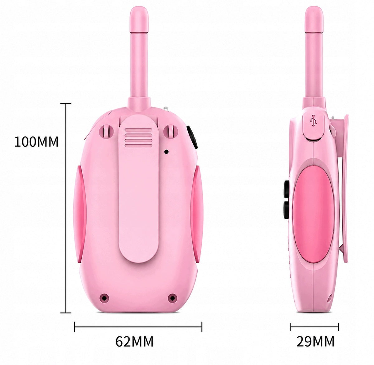 WALKIE TALKIE WALKIE-TALKIE FOR CHILDREN 2 PIECES DJ100 3KM Packaging status original