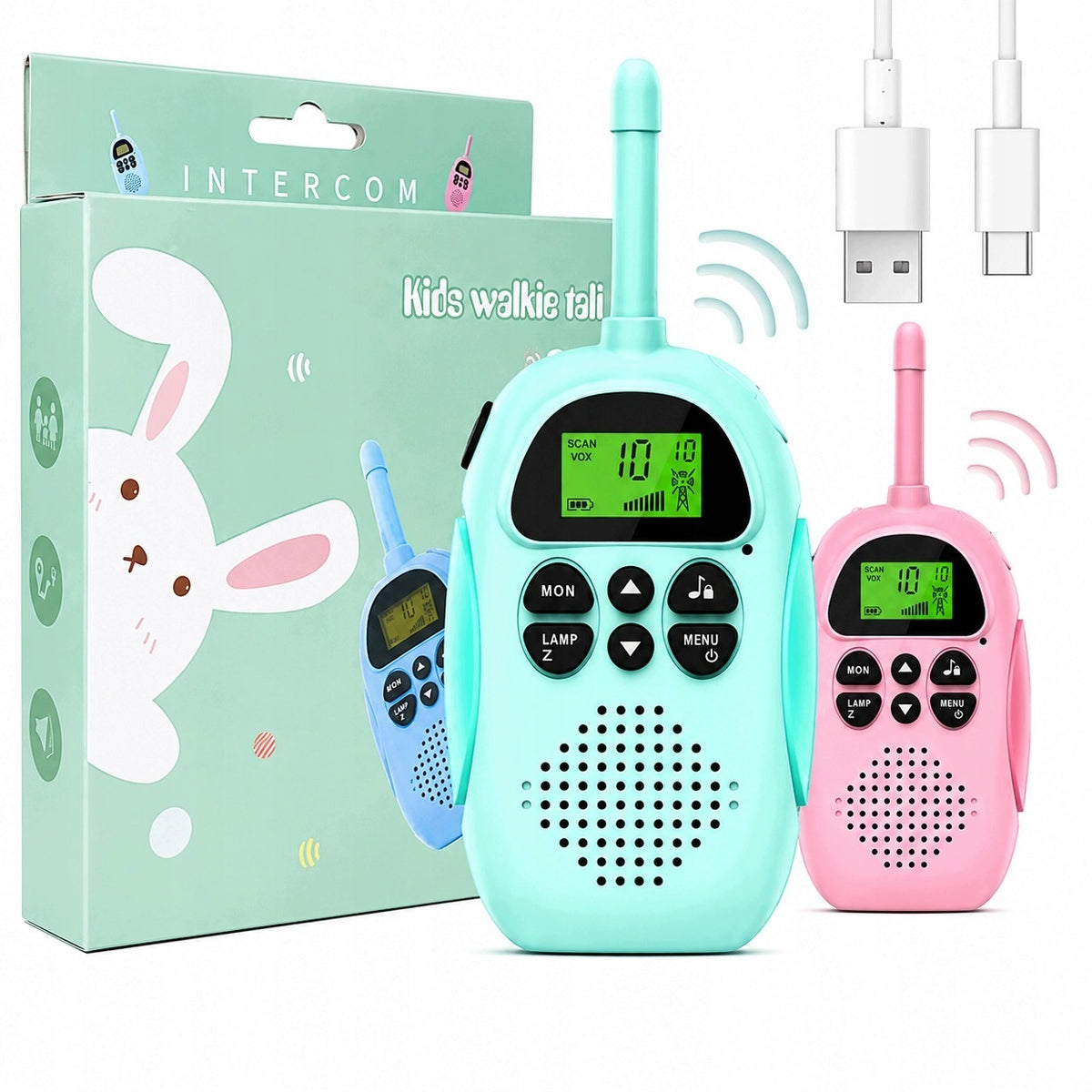 WALKIE TALKIE WALKIE-TALKIE FOR CHILDREN 2 PIECES DJ100 3KM