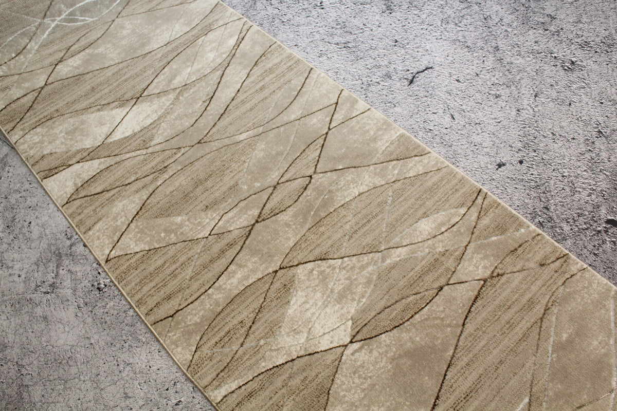 WALKWAY FOR HALLWAY LUNA WAVE BEIGE 120 cm FOR KITCHEN IN THE HALLWAY Brand Berfin