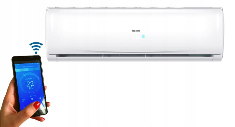 WALL AIR CONDITIONER HEIKO BRISA 2,6 kW R32 INSTALLMENTS ZERO Cooling power 26 W