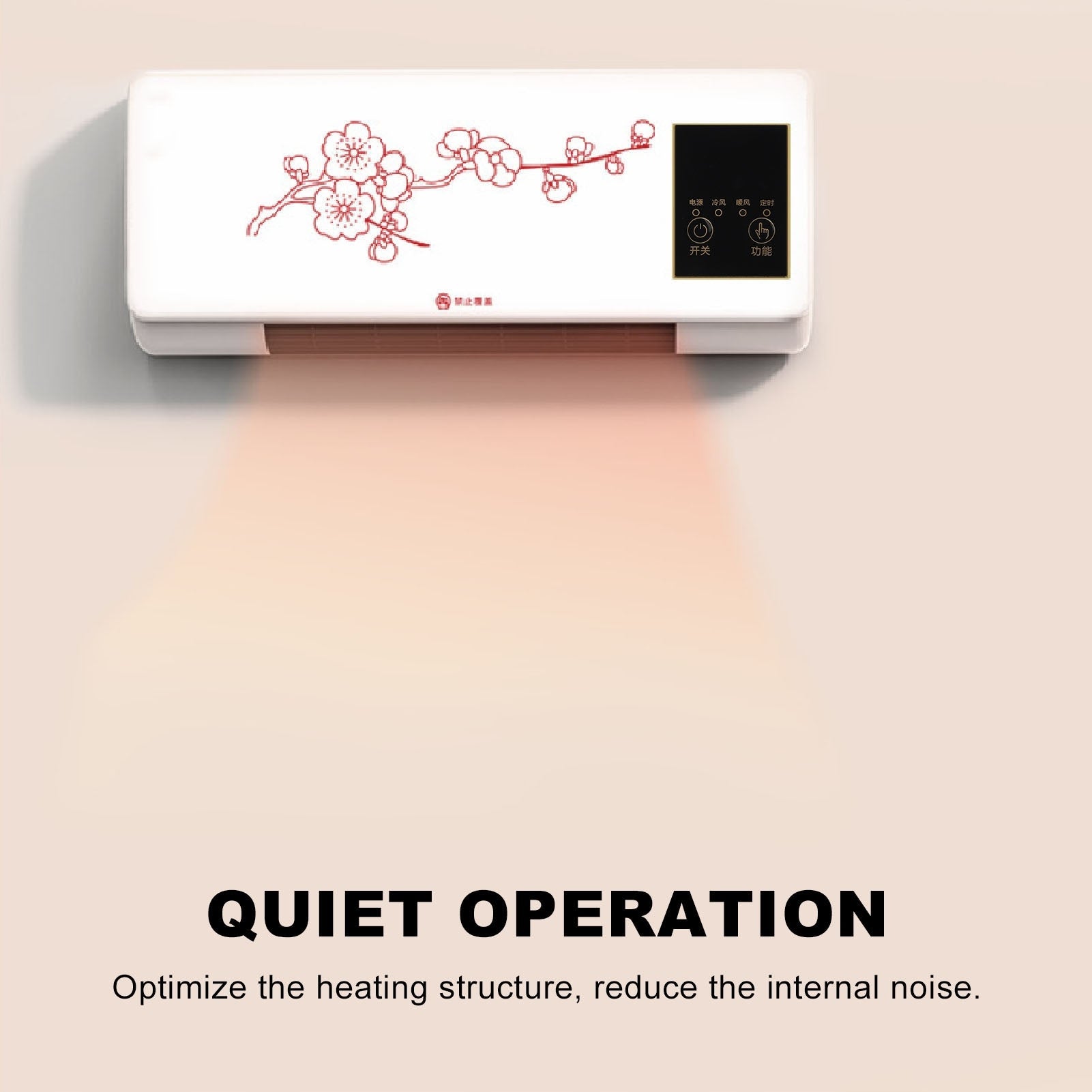 WALL AIR CONDITIONER WITH REMOTE CONTROL FOR LIVING ROOM BATHROOM BEDROOM Manufacturer code 2718230153711