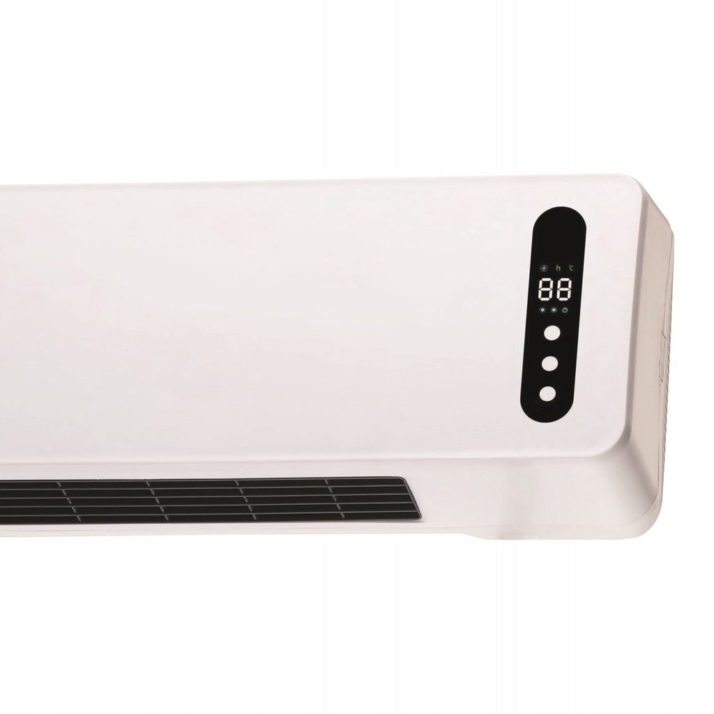 WALL AIR CURTAIN 1000W/2000W 3 TYPES OF AIR SUPPLY + REMOTE CONTROL LCD VOLTENO Brand Volteno