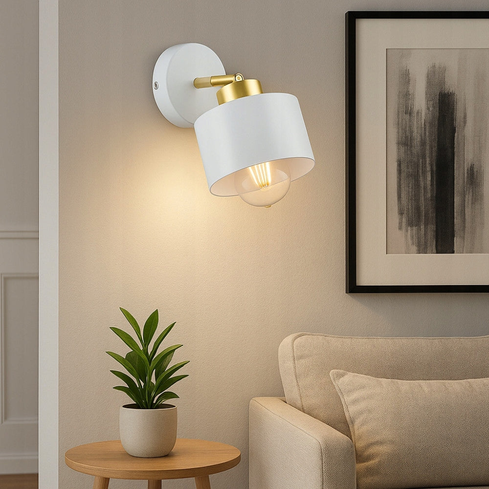 WALL LAMP E27 LED GOLD MOVABLE FOR READING Brand Masterled