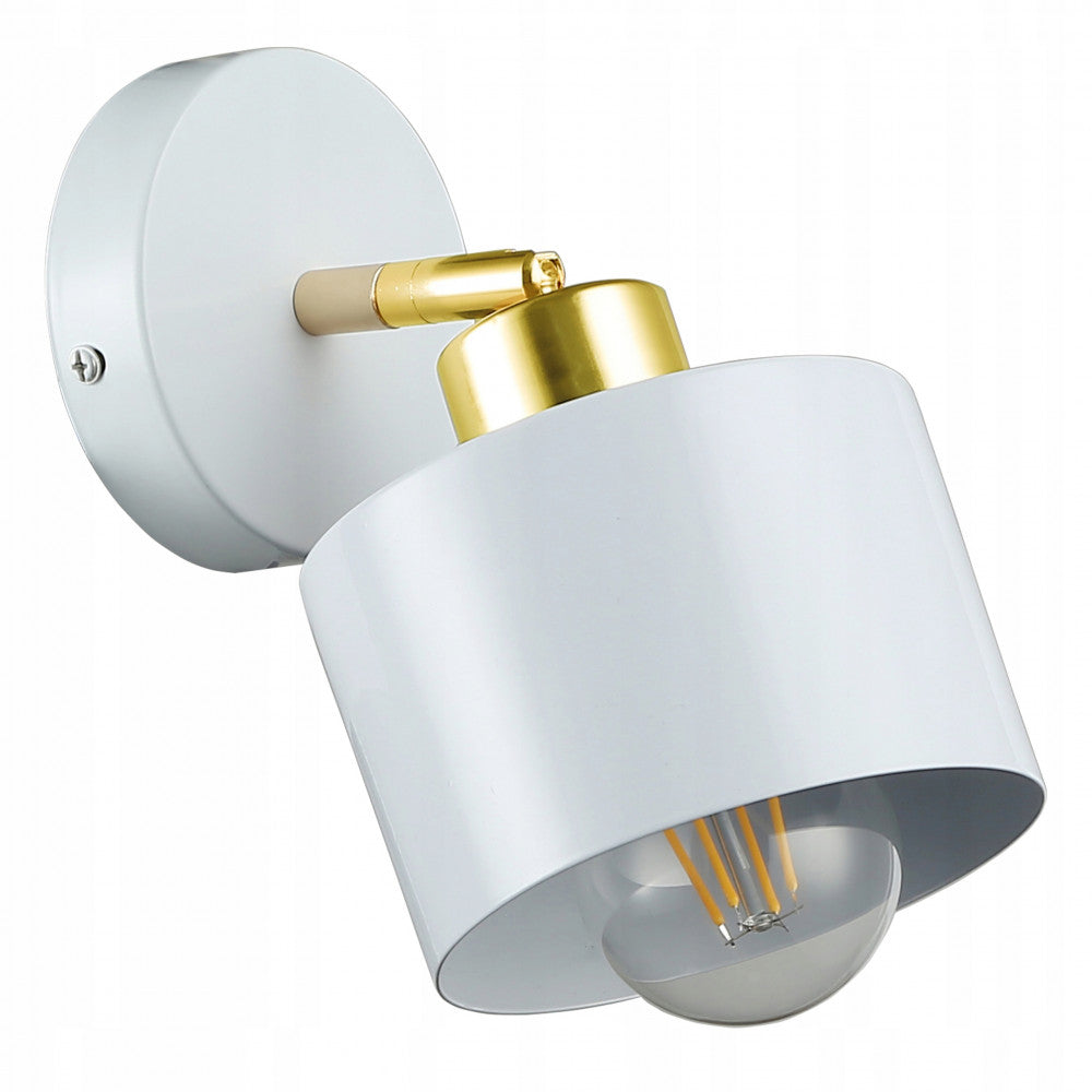 WALL LAMP E27 LED GOLD MOVABLE FOR READING