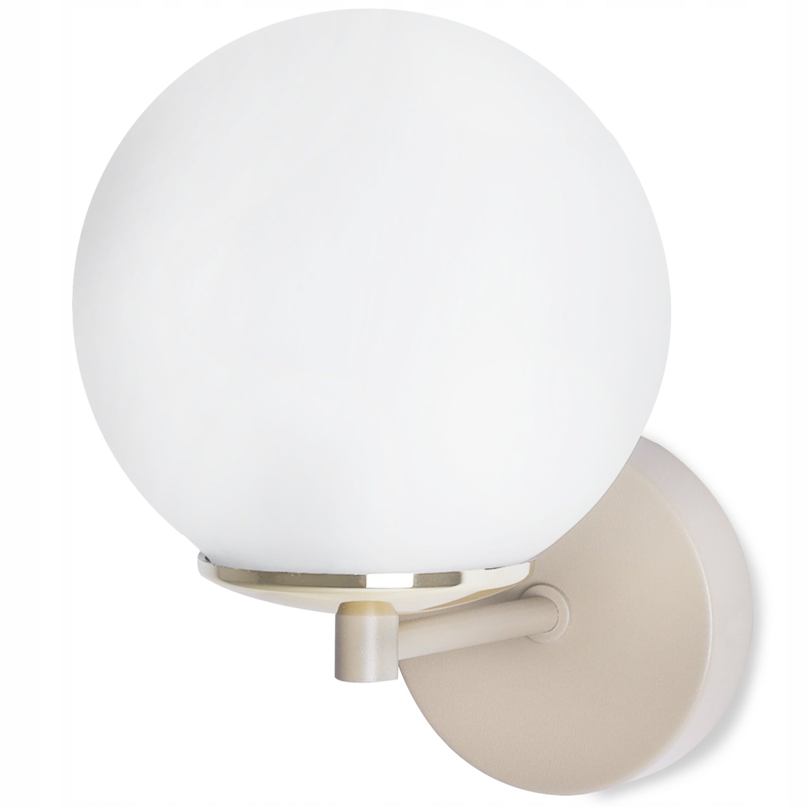 WALL LAMP FLORENCE BEIGE GLAMOUR WHITE BALL FOR BEDROOM LIVING ROOM Packaging status original