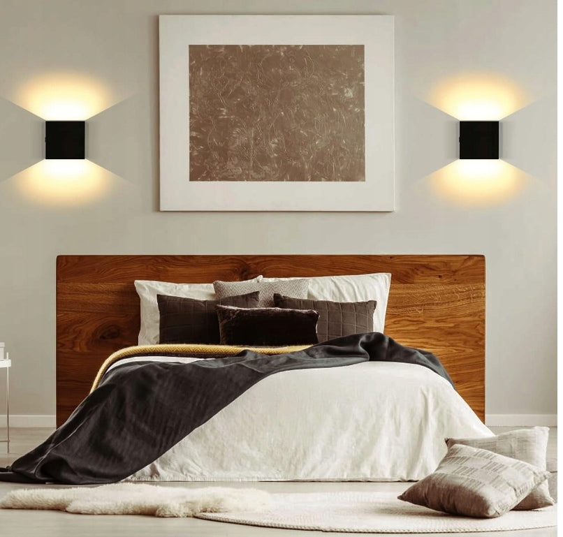 WALL LAMP LED WALL LAMP 6W WARM WHITE 3000K USB WIRELESS BLACK Color black