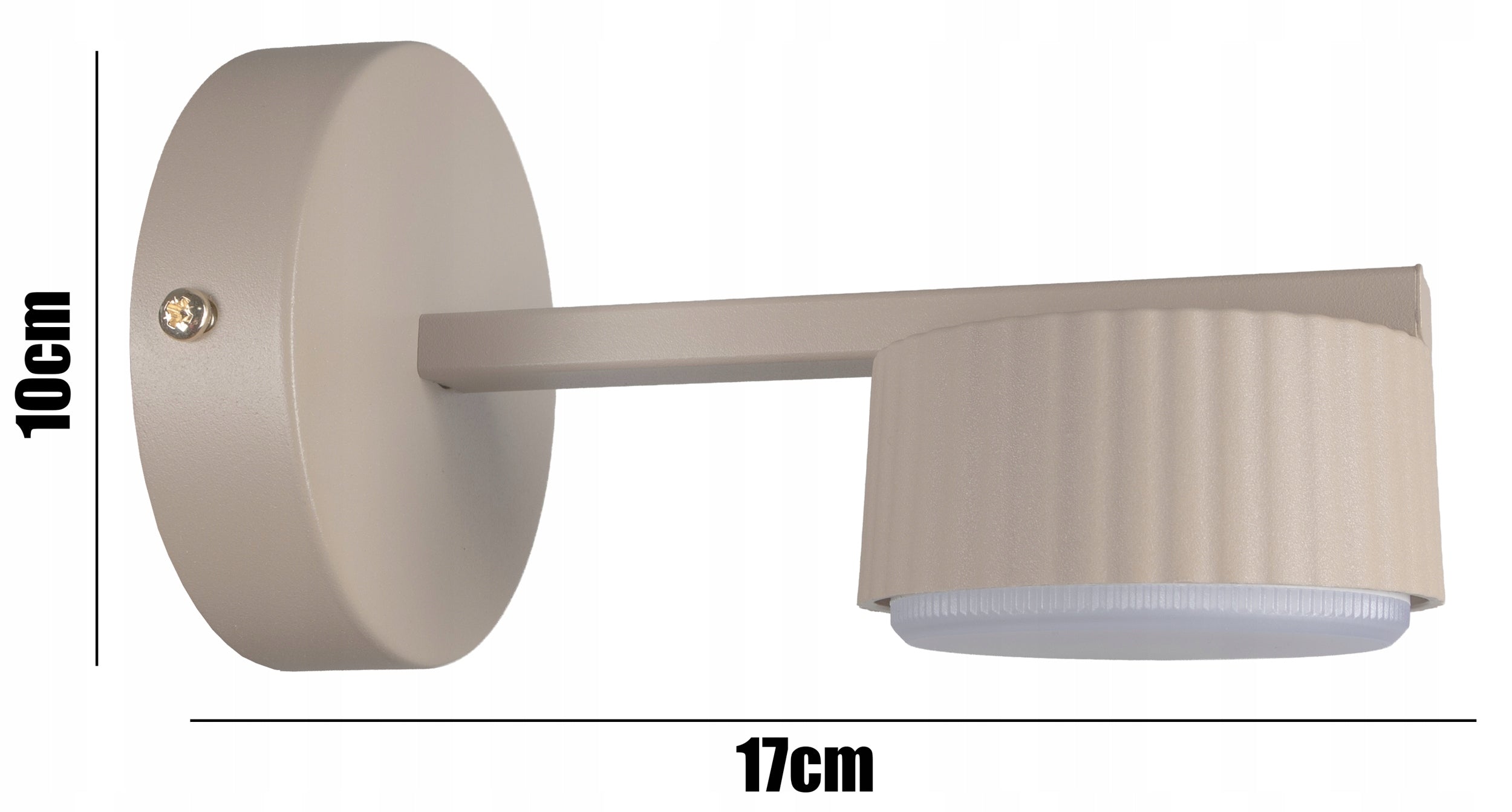 WALL LAMP MODERN BEIGE ECRU MODERN LOFT LED GX53 Brand Glimex