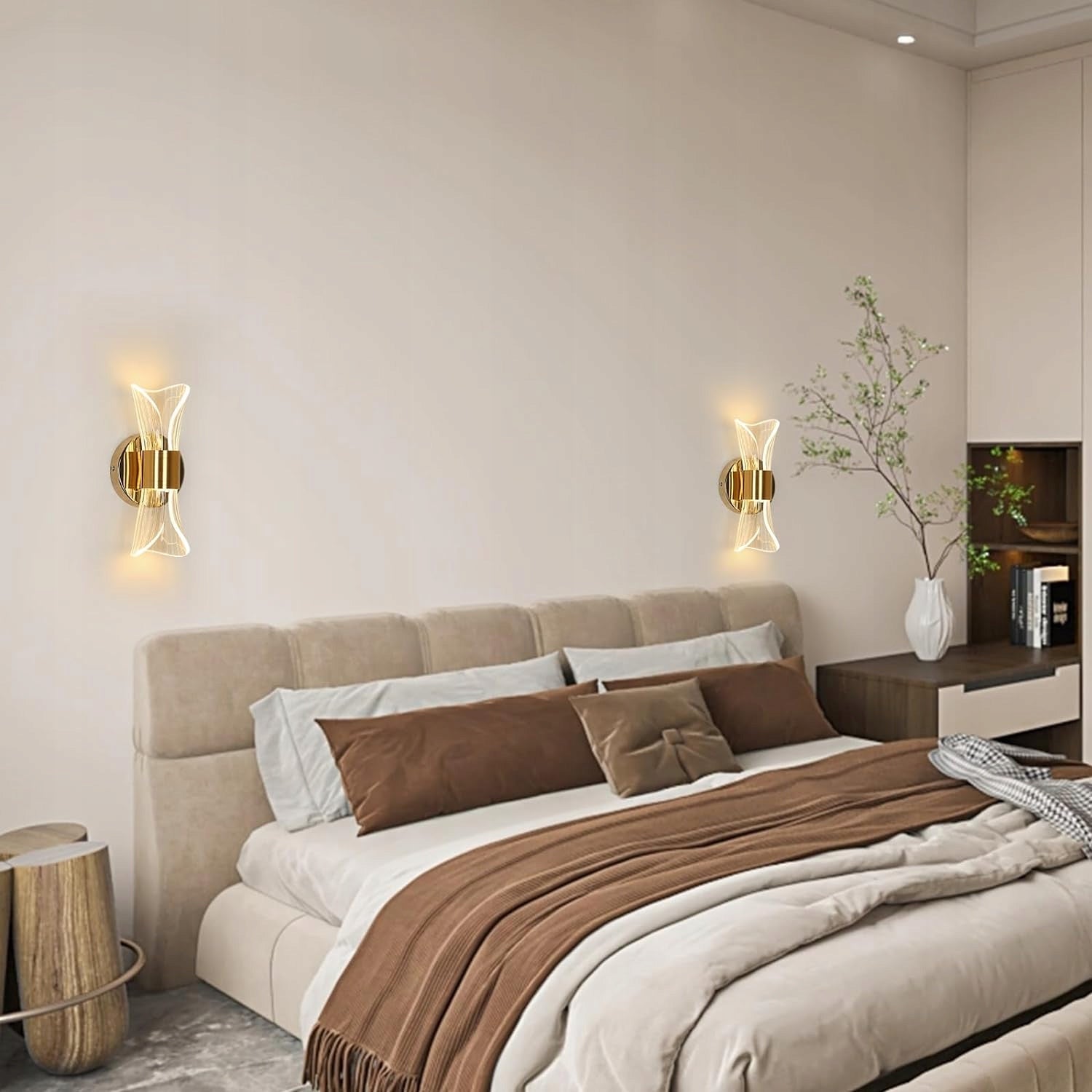 WALL LAMP WALL SCONCE LED LIGHTING ADJUSTABLE GOLD LOFT BEDROOM 12W Brand Comely