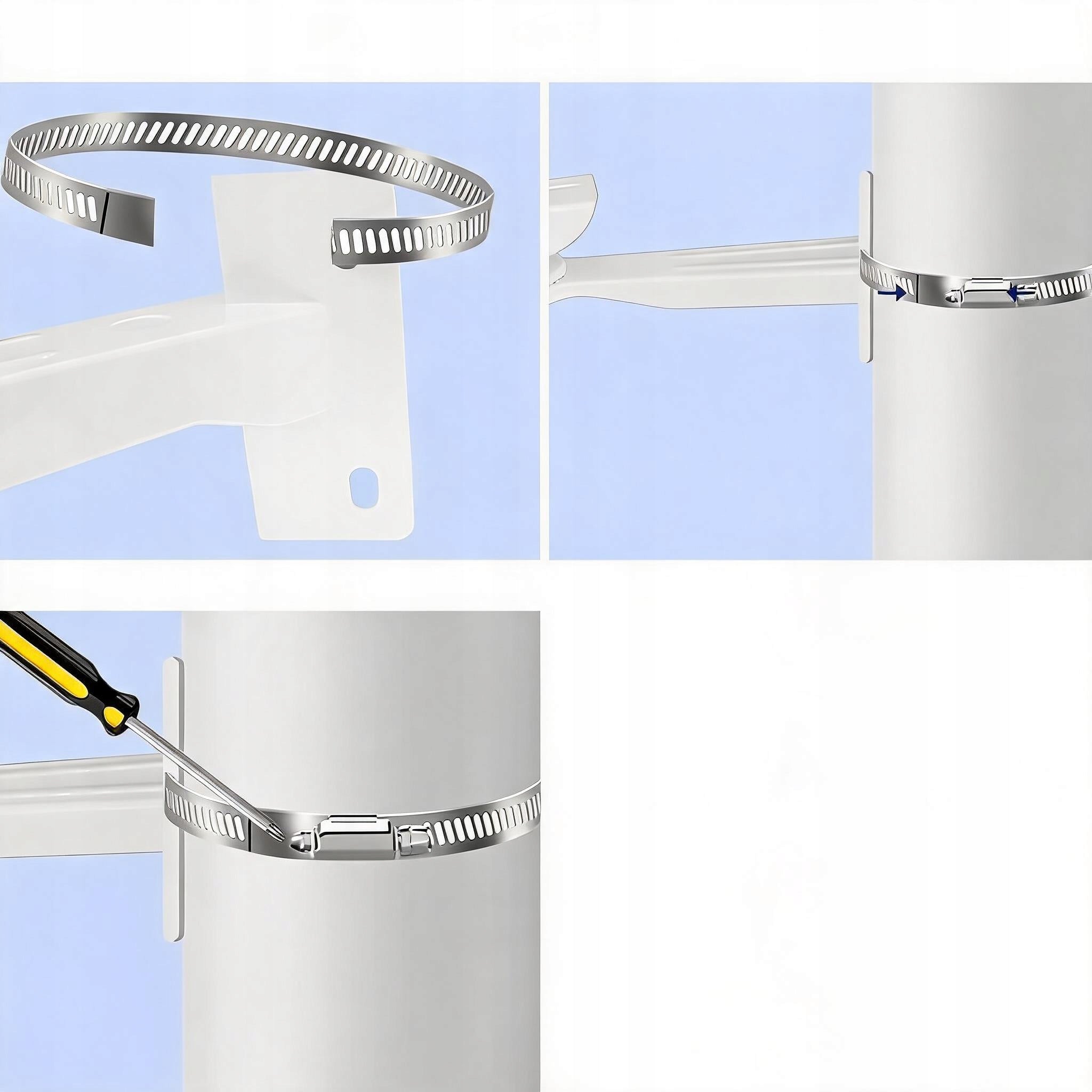 WALL MOUNT FOR CCTV IP CAMERA ADJUSTABLE 360° ALUMINIUM Model 6CT0051