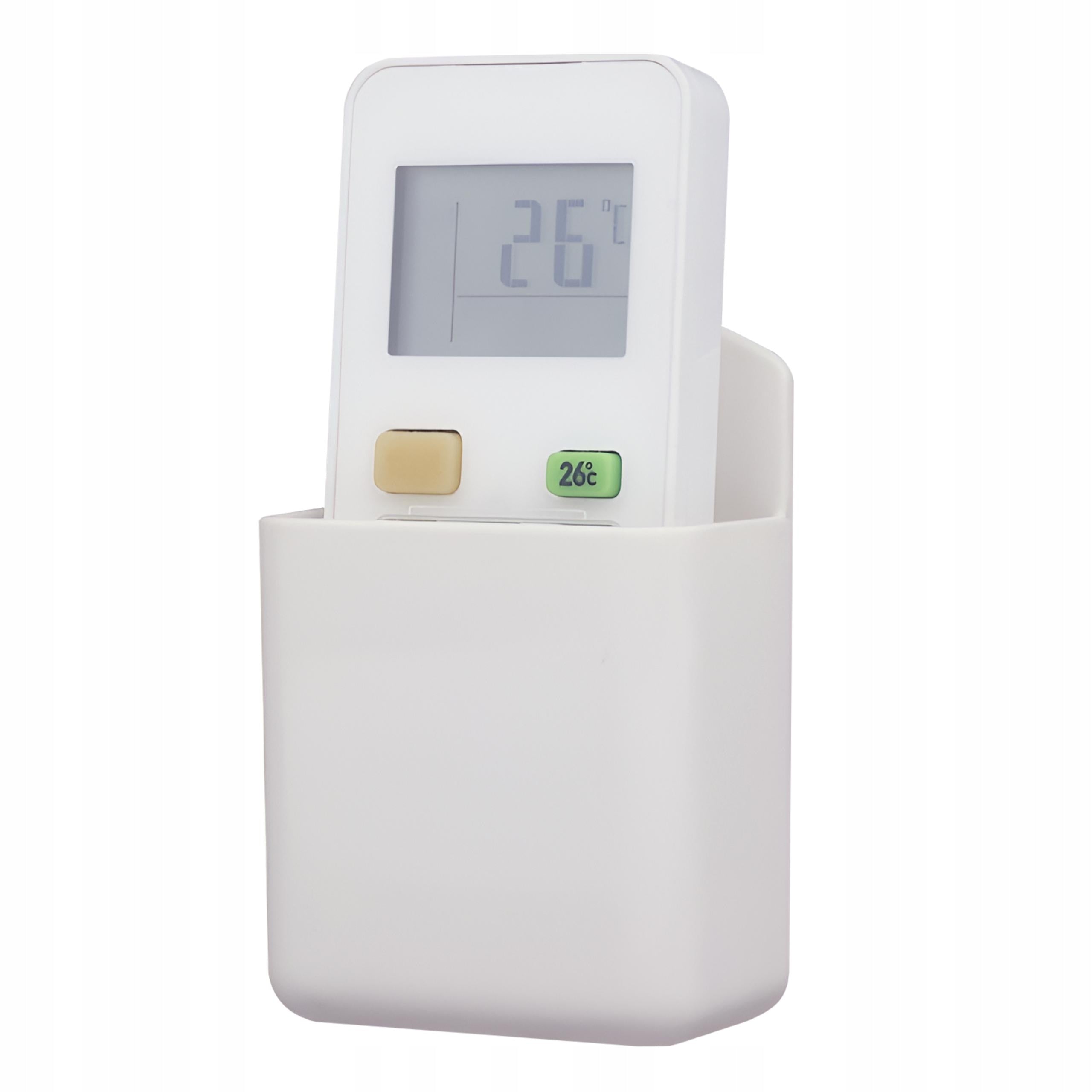 WALL MOUNT HANGER ORGANIZER FOR AUDIO REMOTES LED SELF-ADHESIVE WHITE Manufacturer code CR-UC-P4-BI-SP