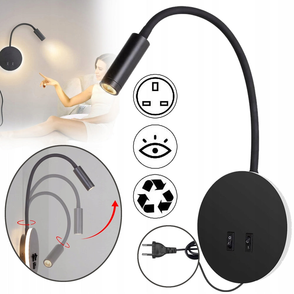 WALL MOUNTED READING LAMP READING BED FOR BEDROOM