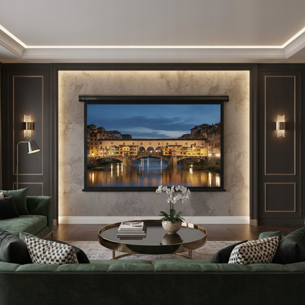 WALL PROJECTION SCREEN AVC-M170B 84" 170X130 AVCENTRUM BLACK PREMIUM Manufacturer code AVC-M170B