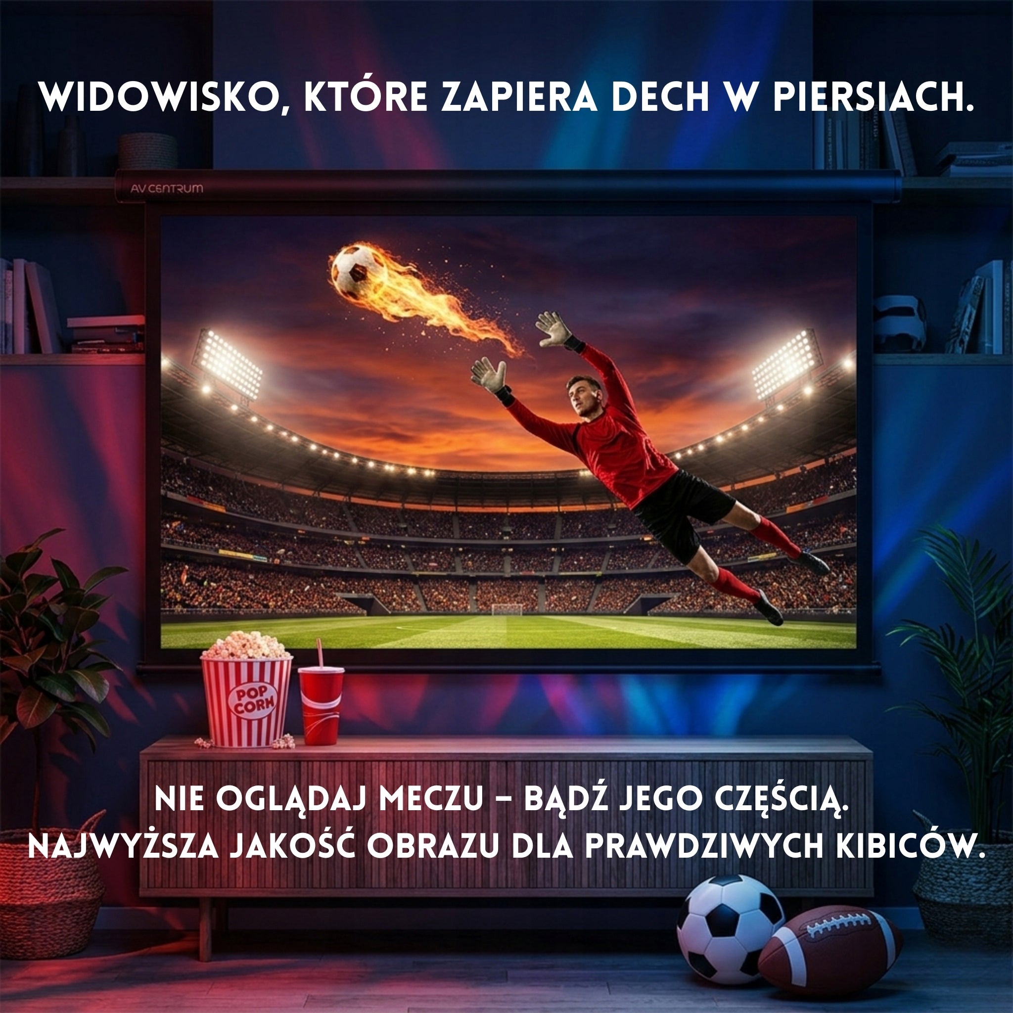 WALL PROJECTION SCREEN AVC-M200B 111" 200X200 AVCENTRUM BLACK PREMIUM Manufacturer code AVC-M200B