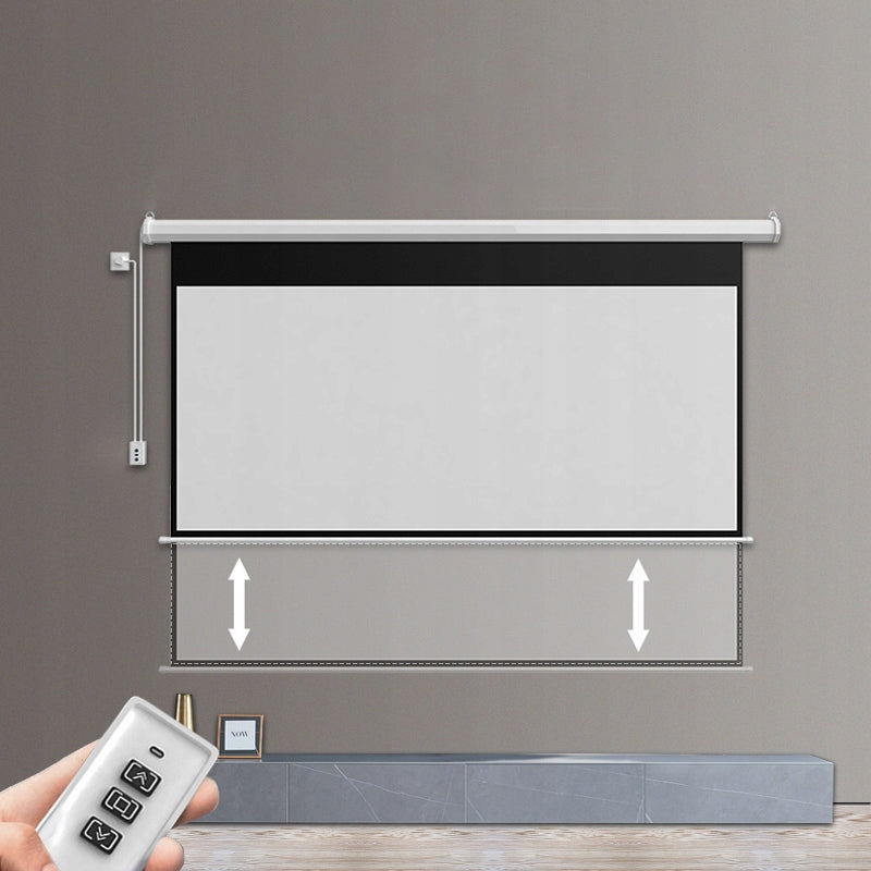 WALL PROJECTION SCREEN ELECTRIC AUTOMATIC REMOTE CONTROL 120" INCH PROJECTOR Manufacturer code Ekran Rzutnika na Pilot Automatyczny 120"