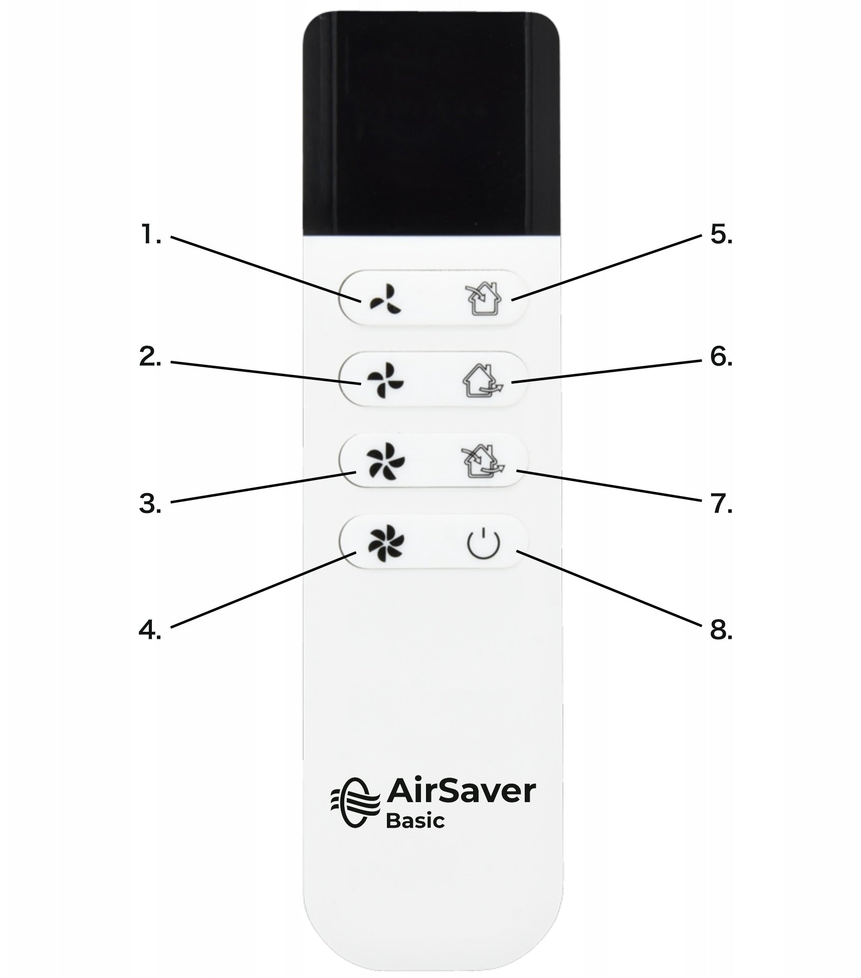 WALL RECUPERATOR HEAT RECOVERY AIR SAVER BASIC Ø100 mm PILOT 50 m³/h Kind heat recovery ventilator