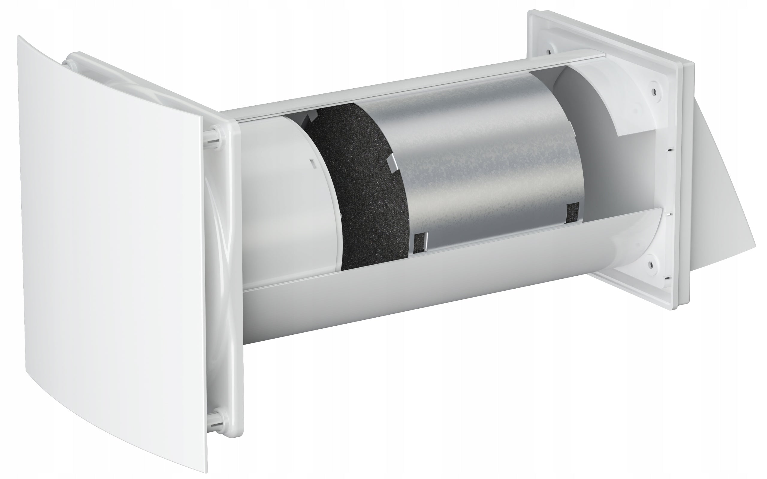 WALL RECUPERATOR HRV-C 125 temperature sensor 63 m3 remote control included 6 speeds.