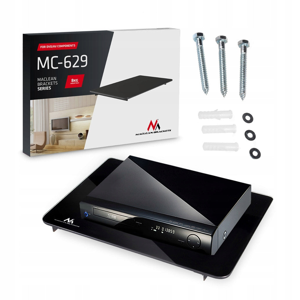 WALL SHELF RTV AV for DVD TUNER DECODER CONSOLE Maclean MC-629