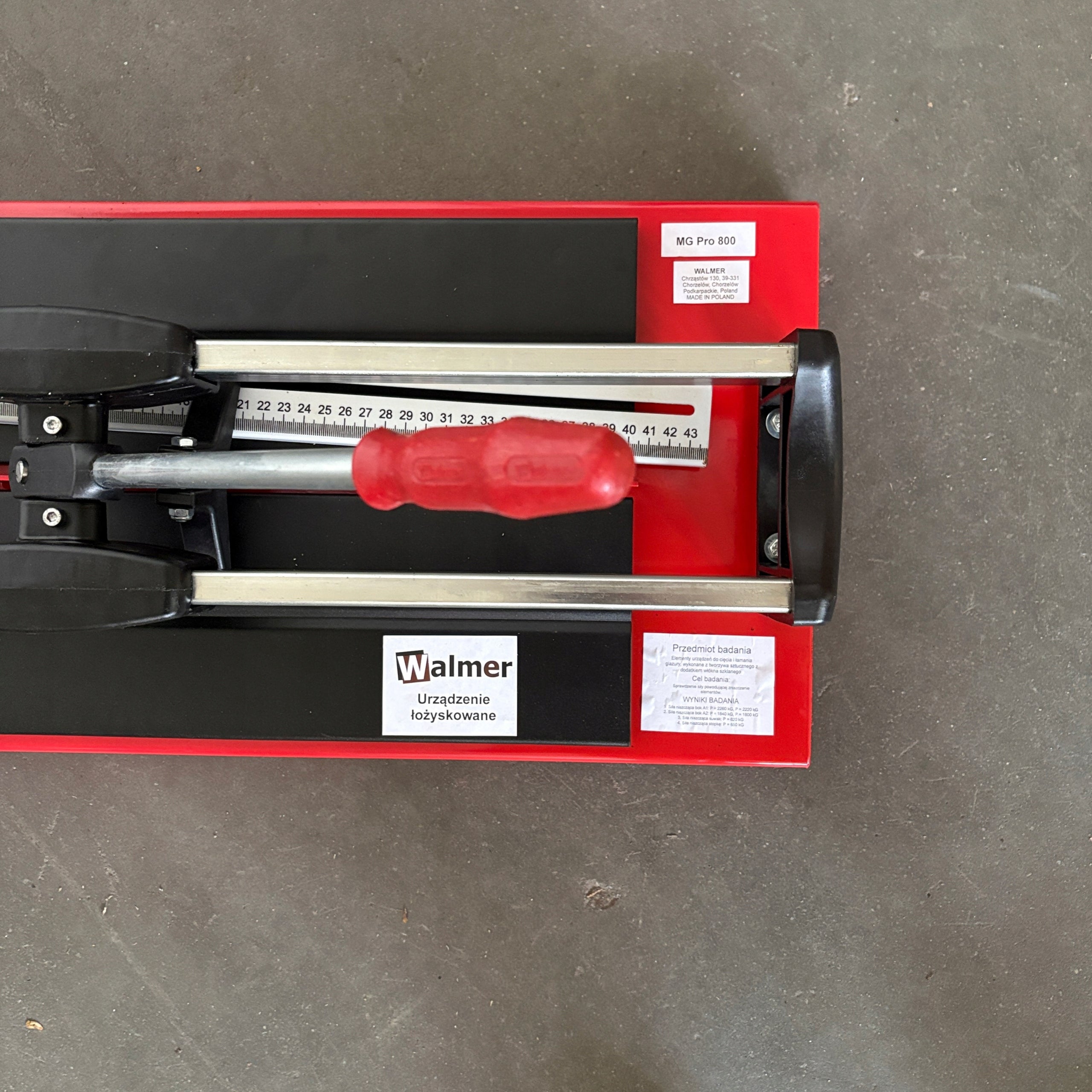 WALMER MG-Pro 800 tile cutting machine Manufacturer code MG-Pro 800