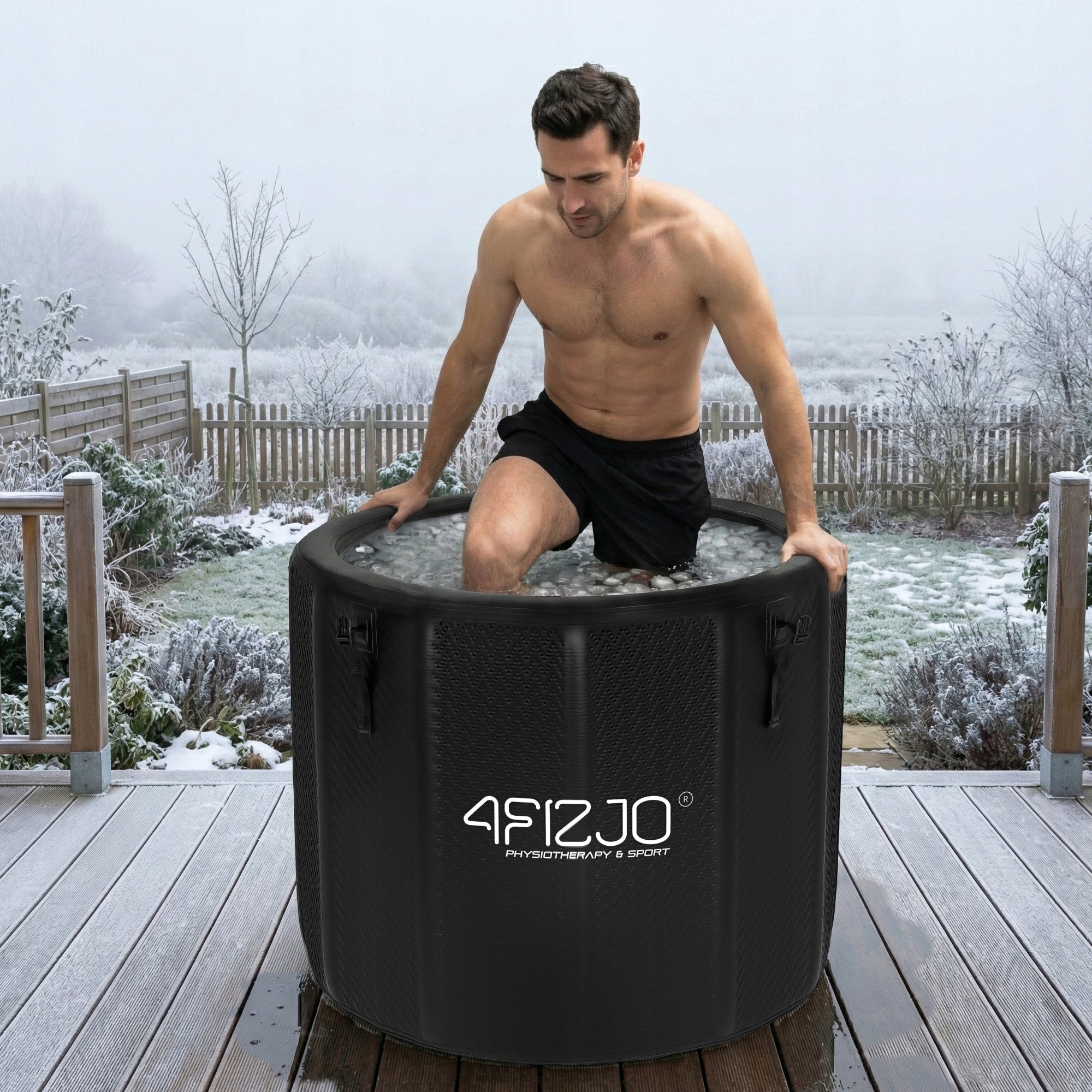 WALRUS BARREL ICE BATHTUB PORTABLE INFLATABLE SWIMMING POOL 412L Manufacturer code Dmuchana wanna lodowa do morsowania IBT03