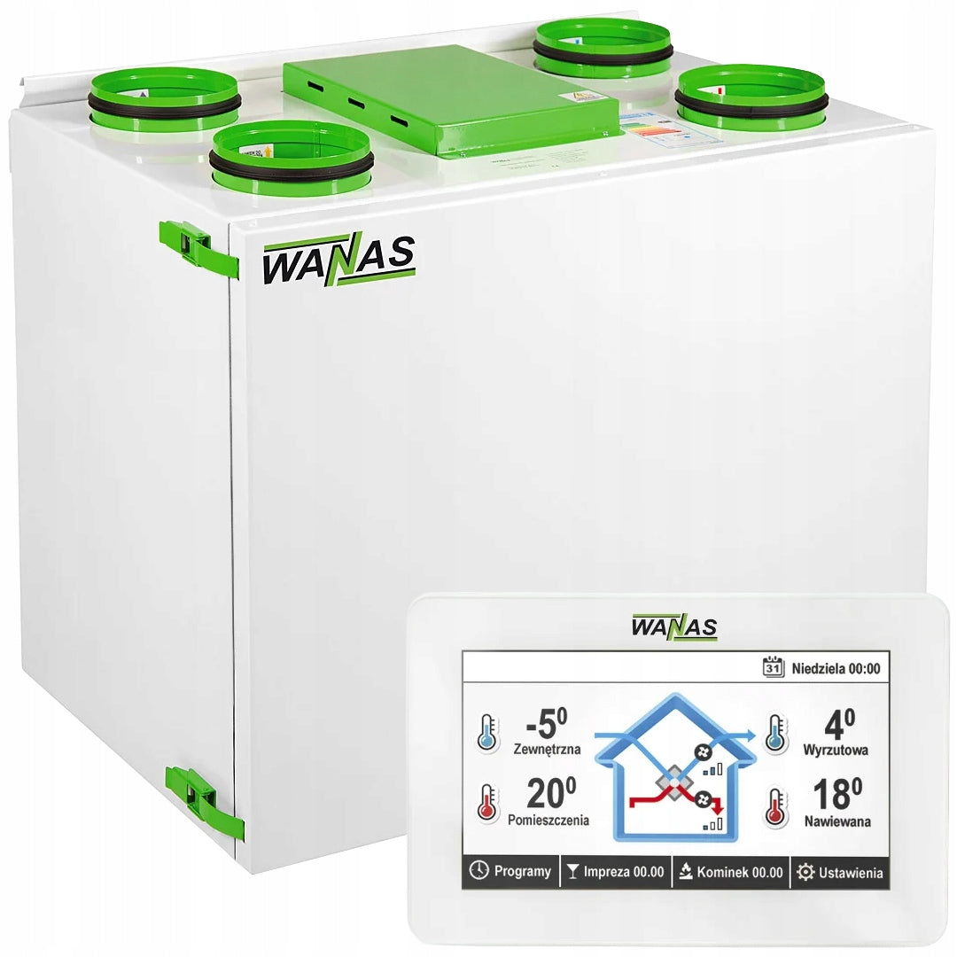 WANAS 400 V/L Classic Display V2 400 m³/h A+