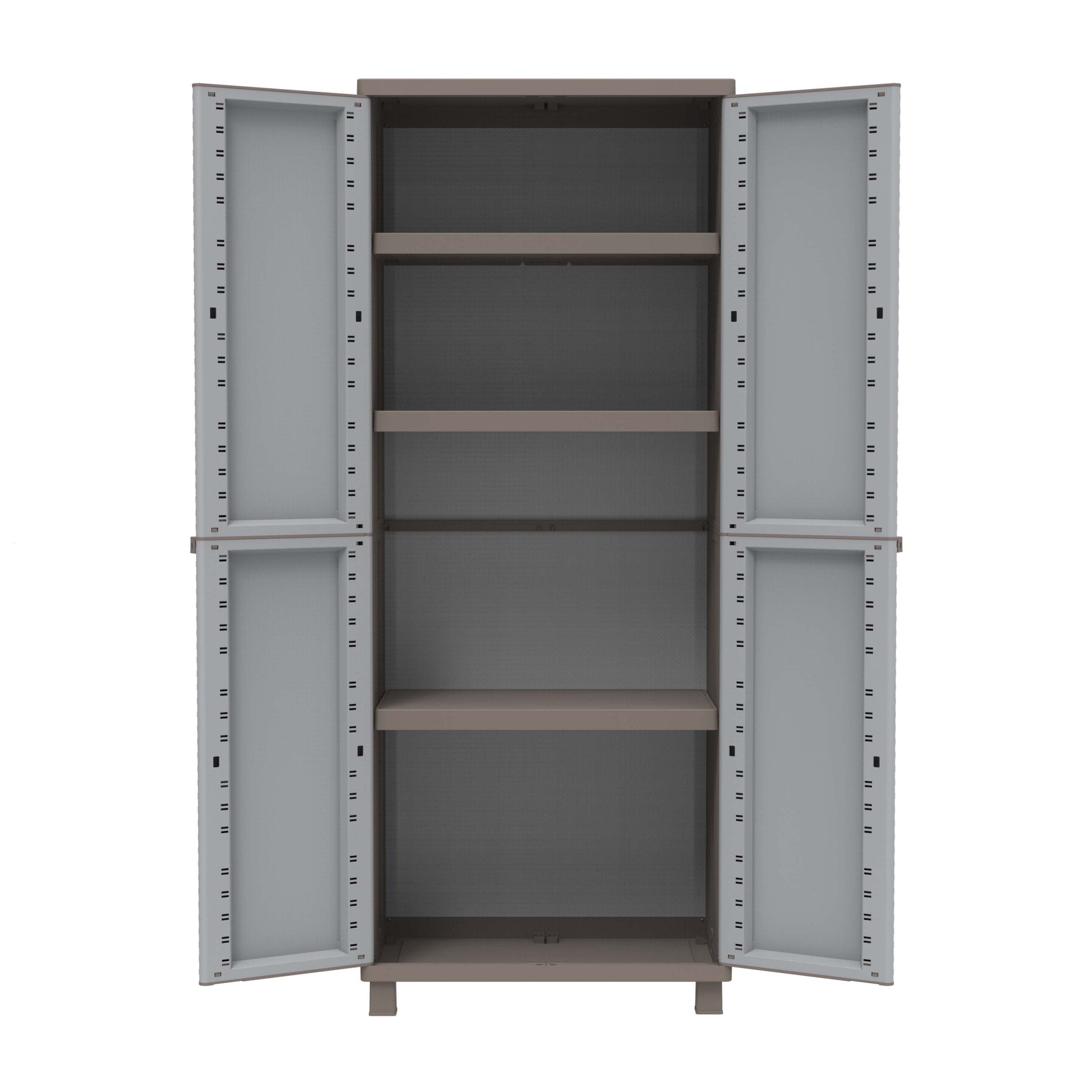 WARDROBE GARAGE CABINET GARDEN STORAGE BASEMENT BALCONY 68x37,5x170 CM Manufacturer code 1002707