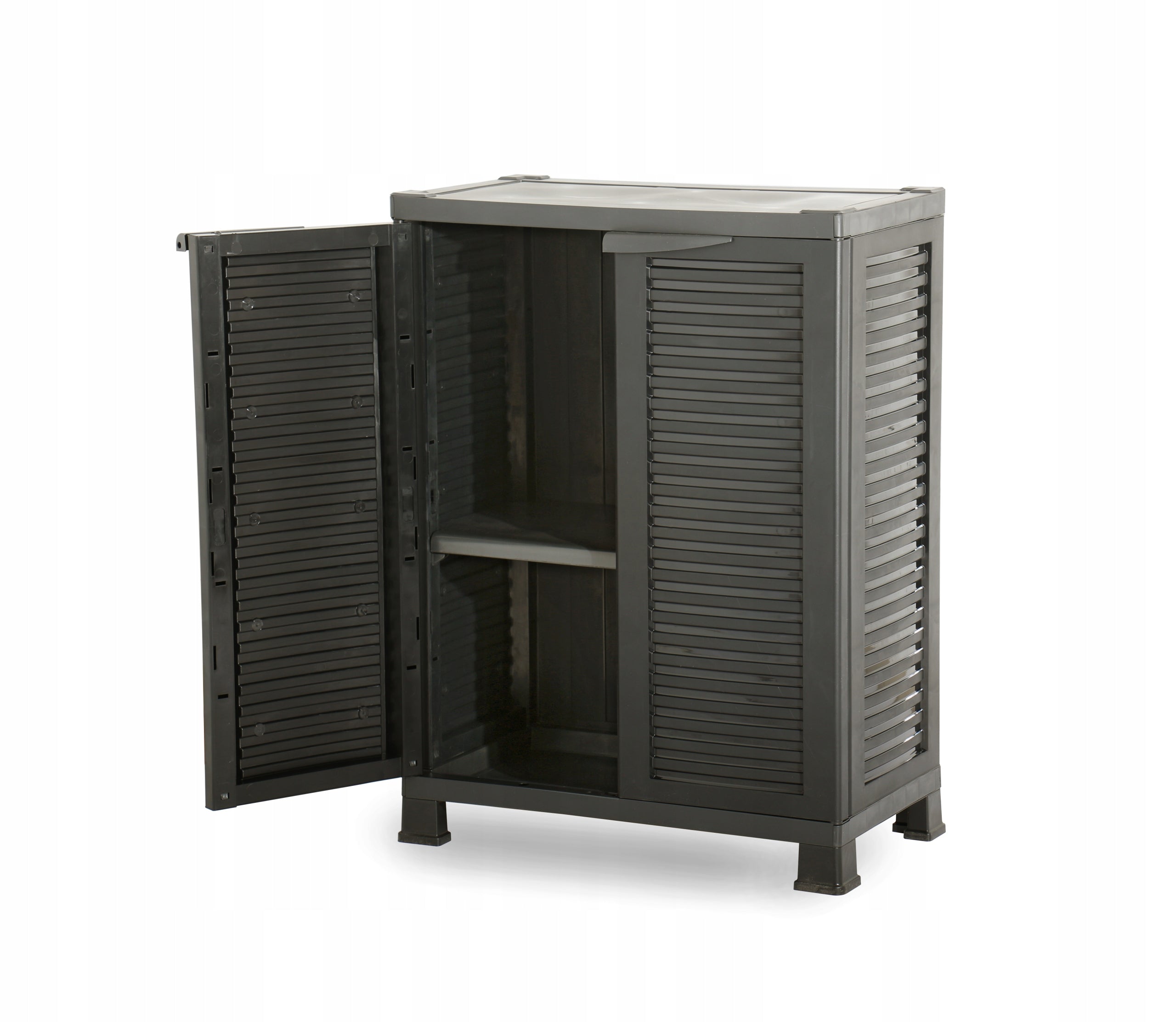 WARDROBE GARAGE CABINET STORAGE BASEMENT GARDEN BALCONY 69x37x92 CM BLACK RA Manufacturer code 20474
