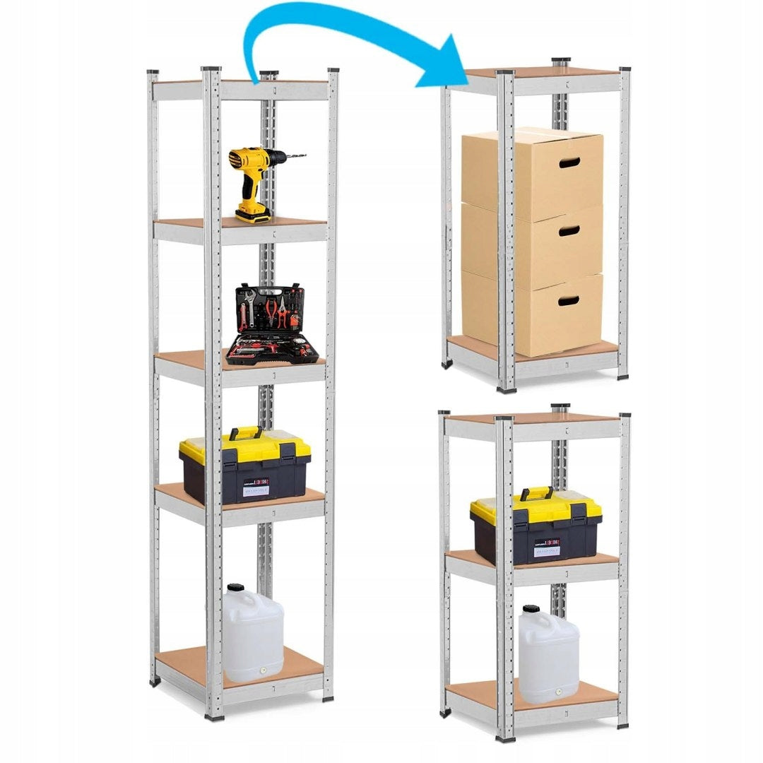 WAREHOUSE RACK METAL WORKSHOP 180 x 40 x 40 cm SHELF 175 kg SOLID