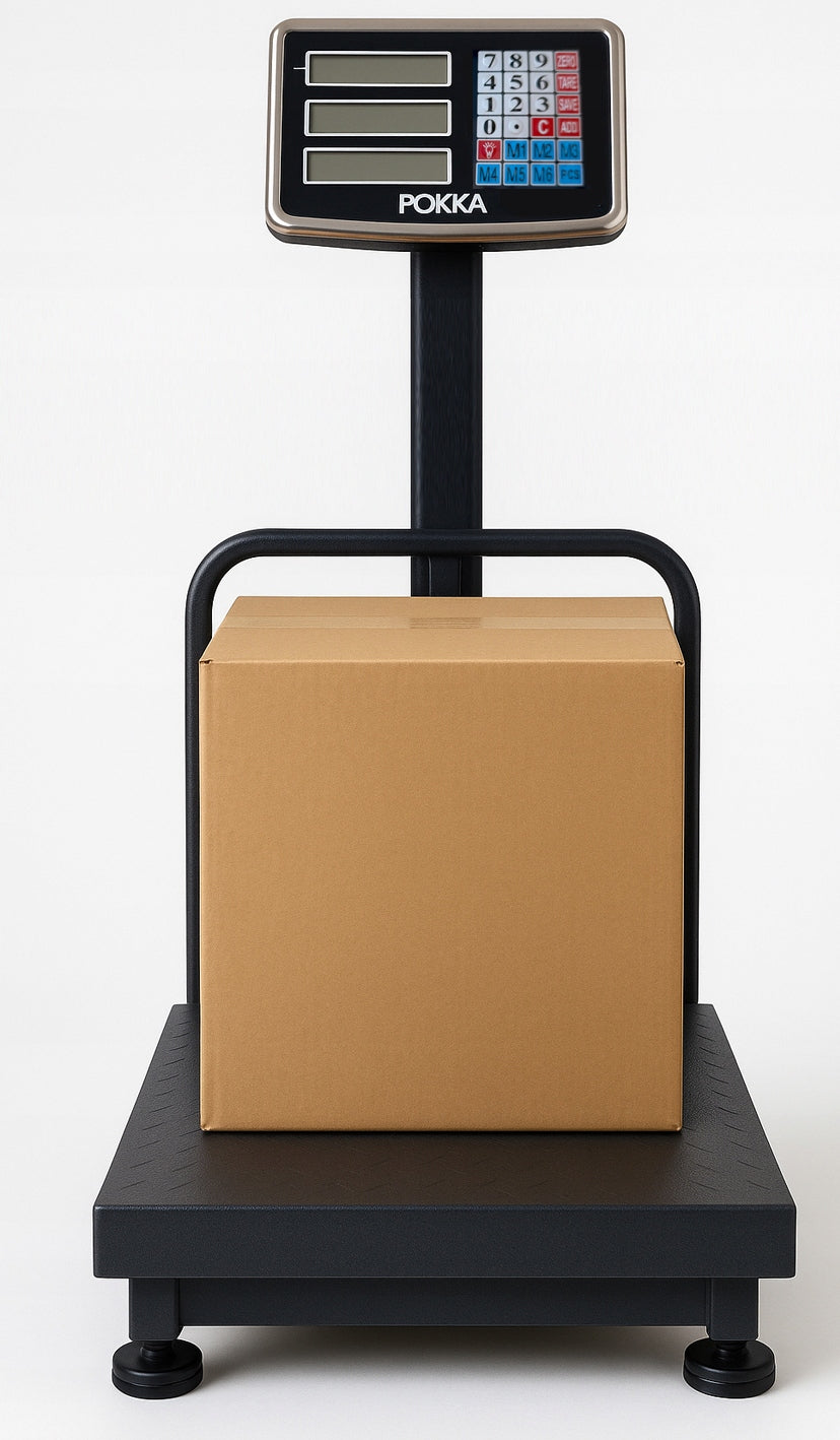 WAREHOUSE SCALE ELECTRONIC SHOP PLATFORM GOODS STRONG LCD 150KG Packaging status original