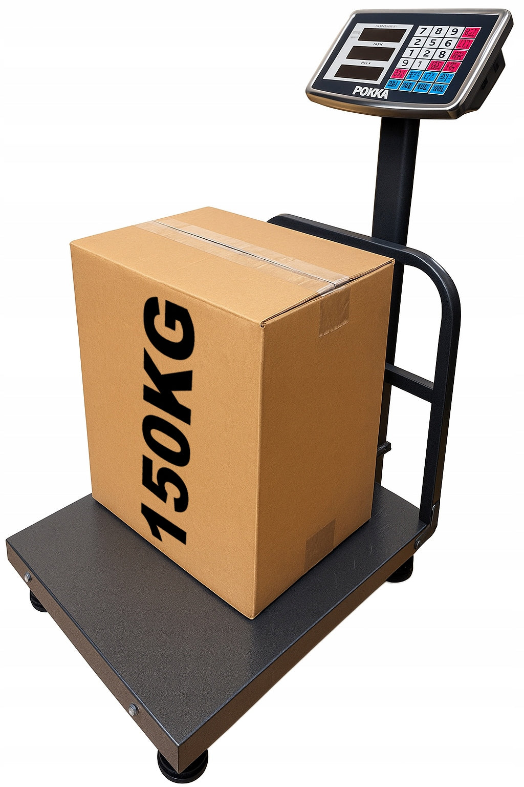 WAREHOUSE SCALE ELECTRONIC SHOP PLATFORM GOODS STRONG LCD 150KG