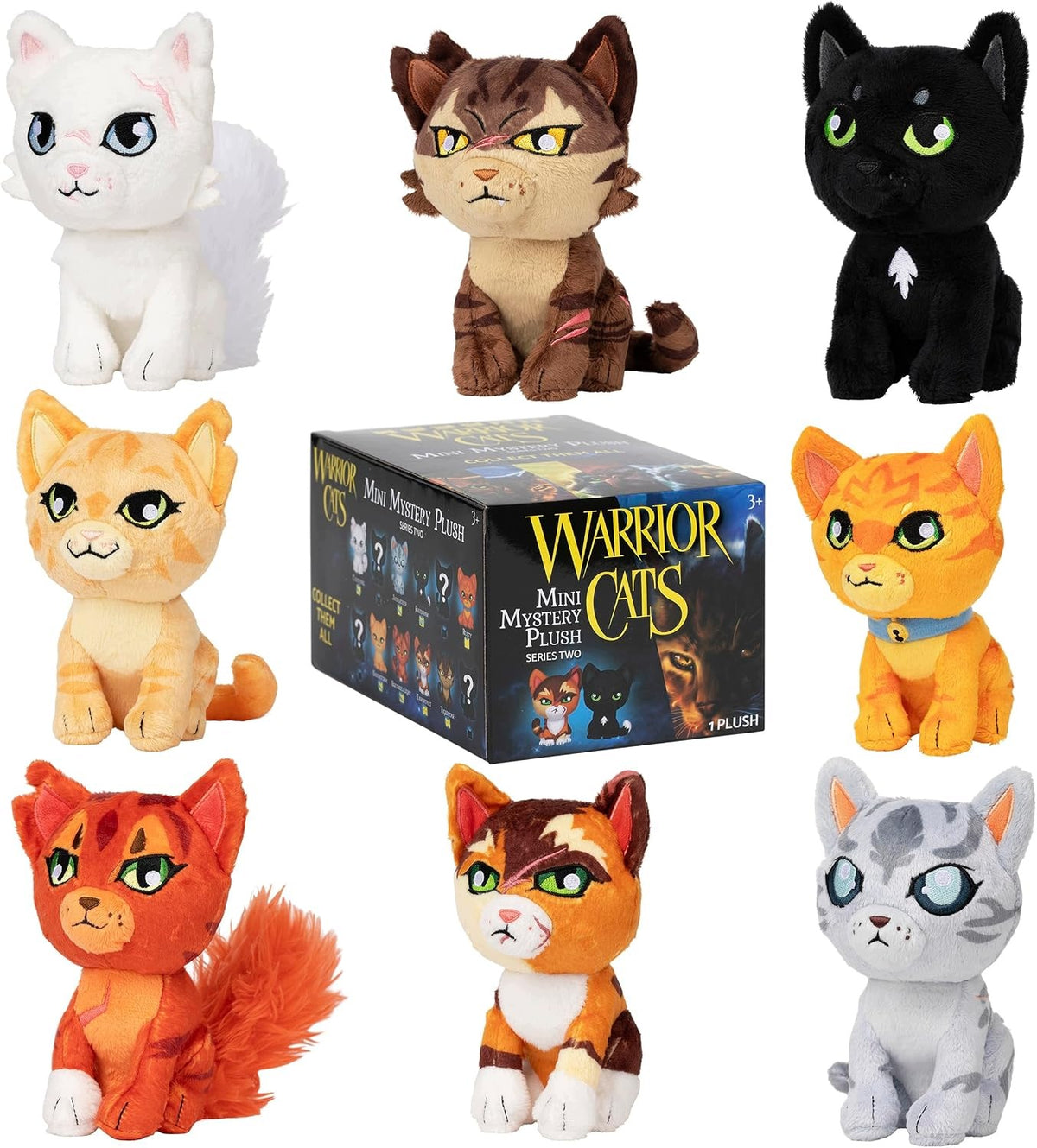 WARRIOR CATS WARRIORS RANDOM PLUSH TOY KITTEN 15 cm ORIGINAL Series 2