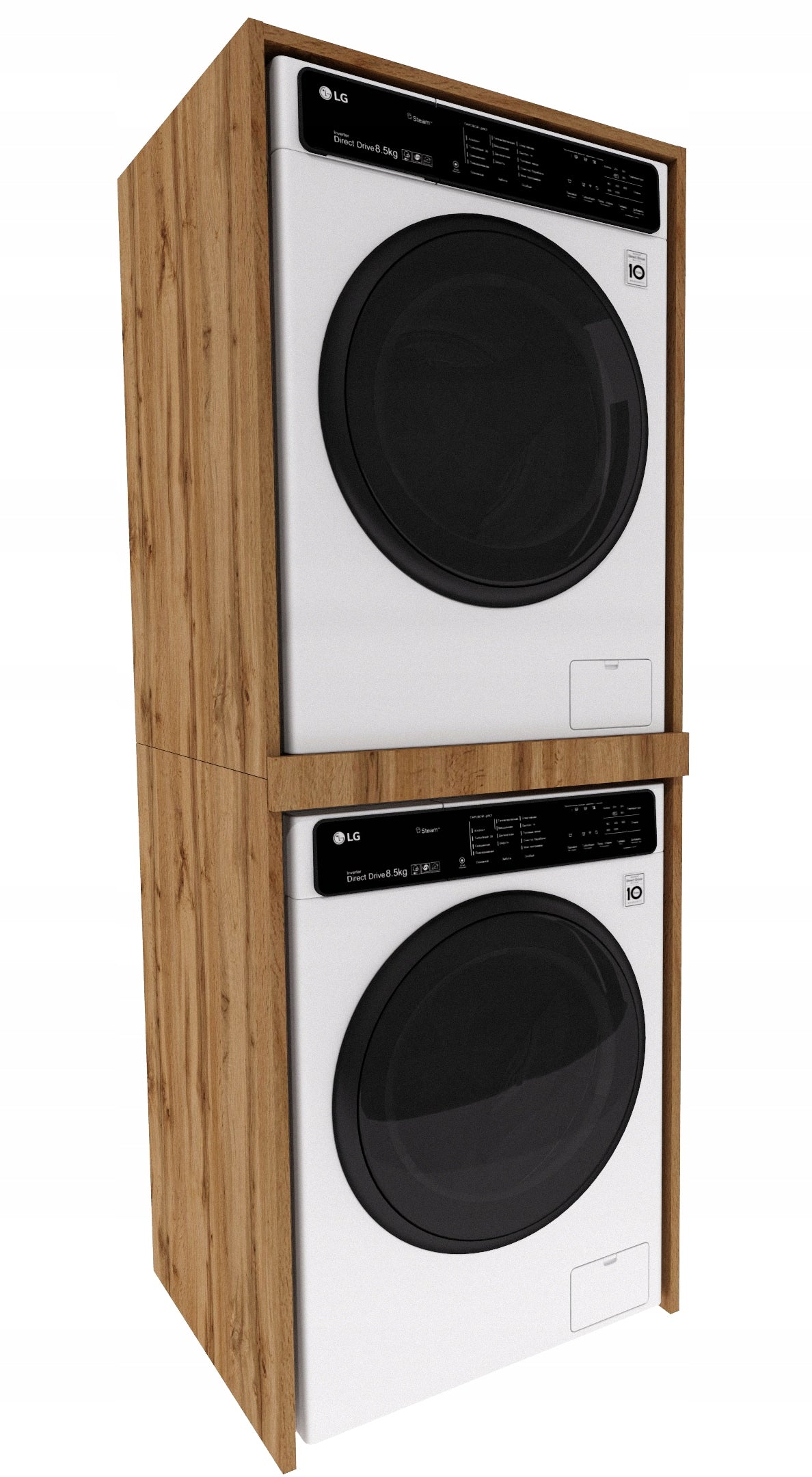 WASHING MACHINE AND DRYER cabinet Bathroom SLIM Oak Wotan 180x66x51,2 Manufacturer code PRALKO_SUSZARKA_WOTAN