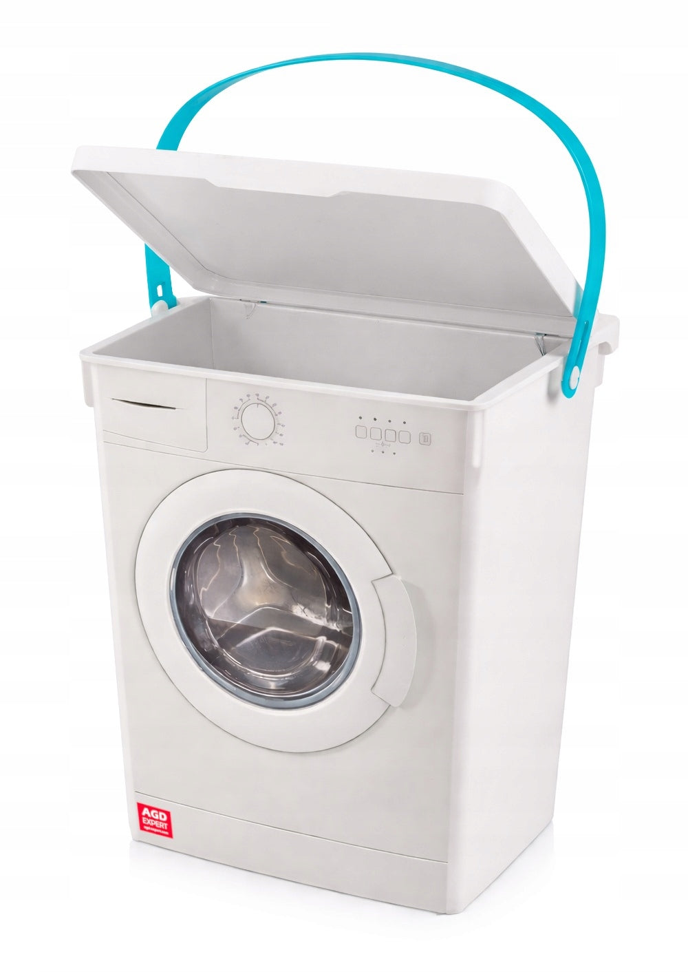 WASHING POWDER CONTAINER 5L - FOR CAPSULES - CLOSED WITH HANDLE Packaging status original
